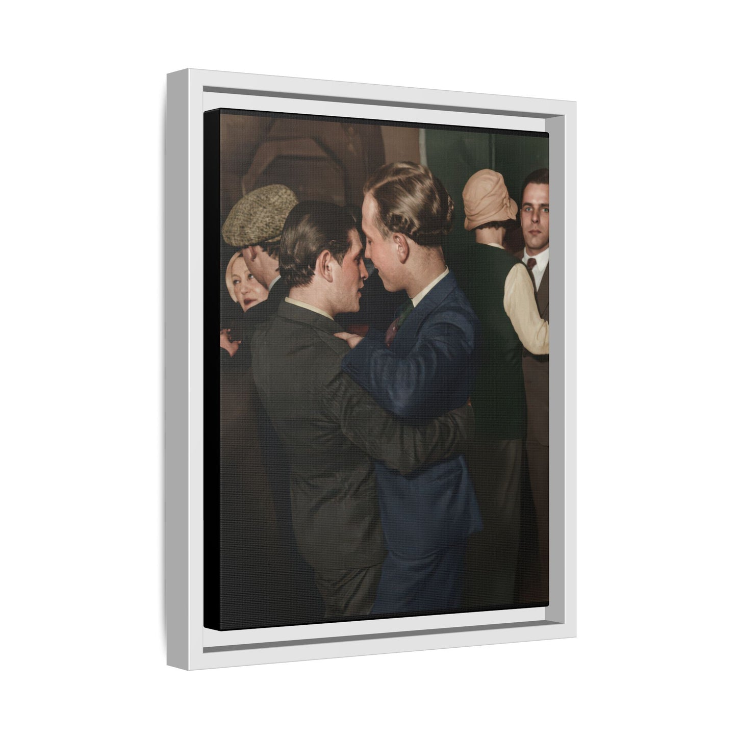 paire 141 | Framed Vintage Photo - Matte Canvas