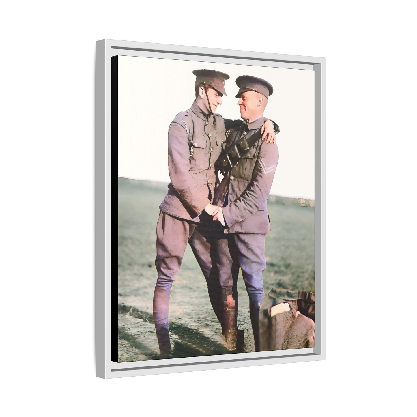 paire 109 | Framed Vintage Photo - Matte Canvas