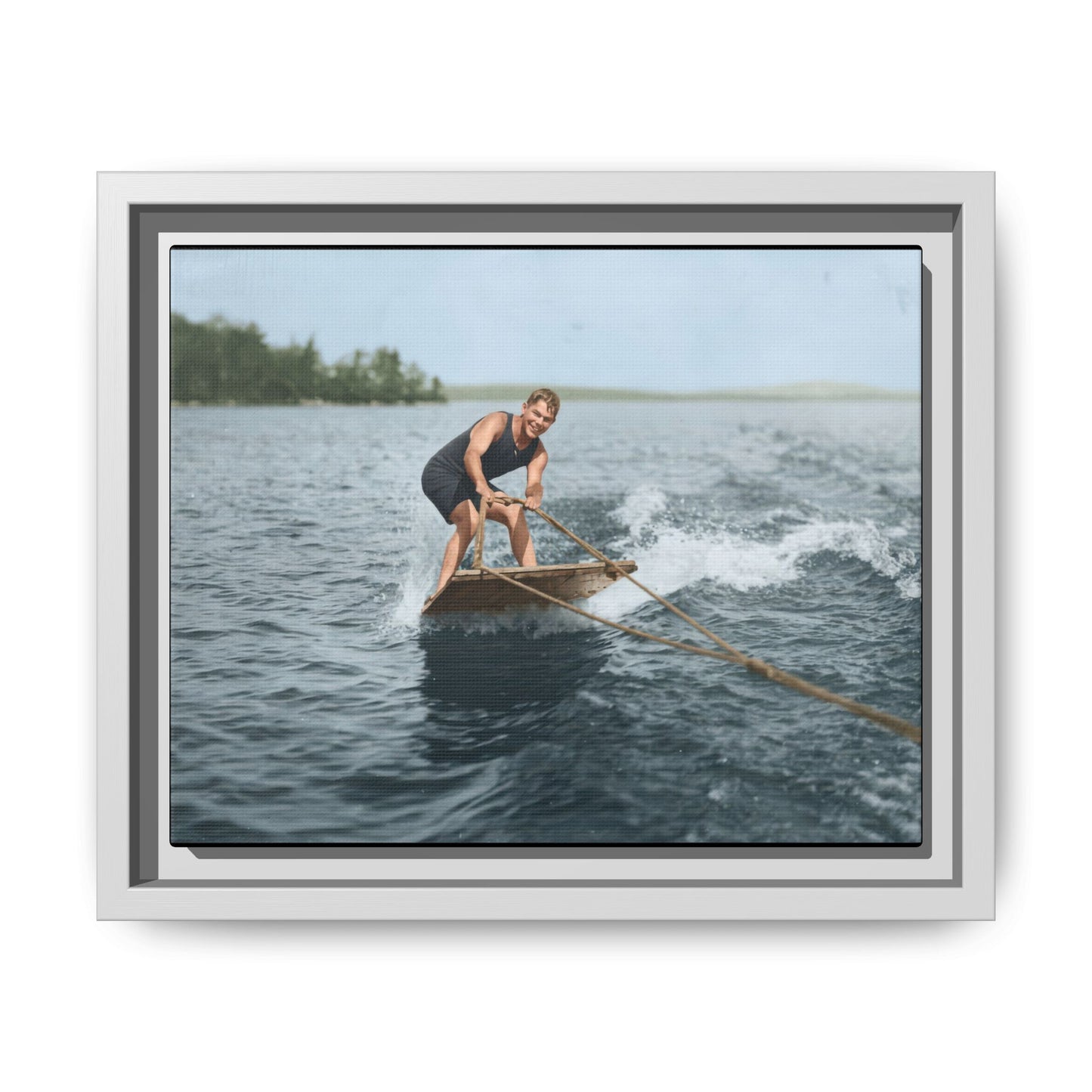 nager 015 | Framed Vintage Photo - Matte Canvas