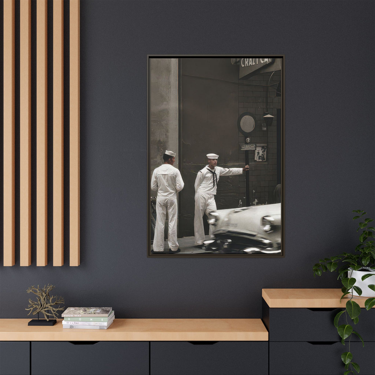 paire 151 | Framed Vintage Photo - Matte Canvas