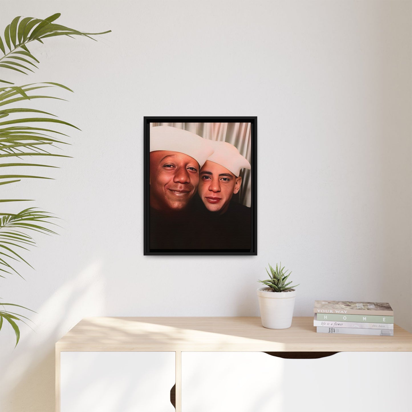 paire 084 | Framed Vintage Photo - Matte Canvas