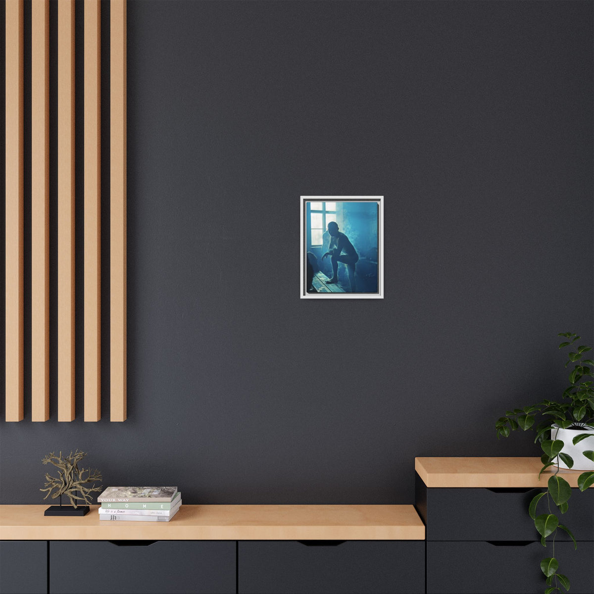 celibataire 044 | Framed Vintage Photo - Matte Canvas