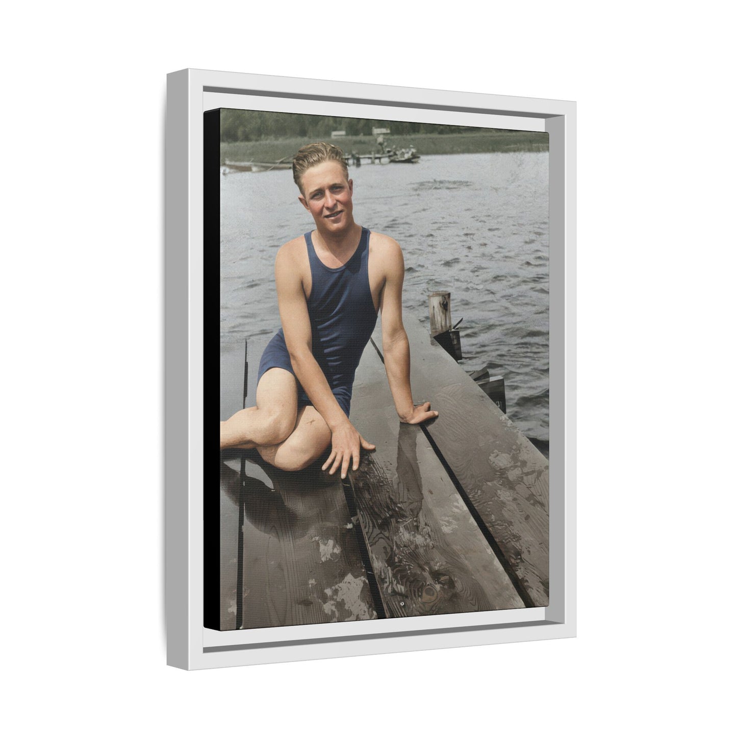 nager 038 | Framed Vintage Photo - Matte Canvas