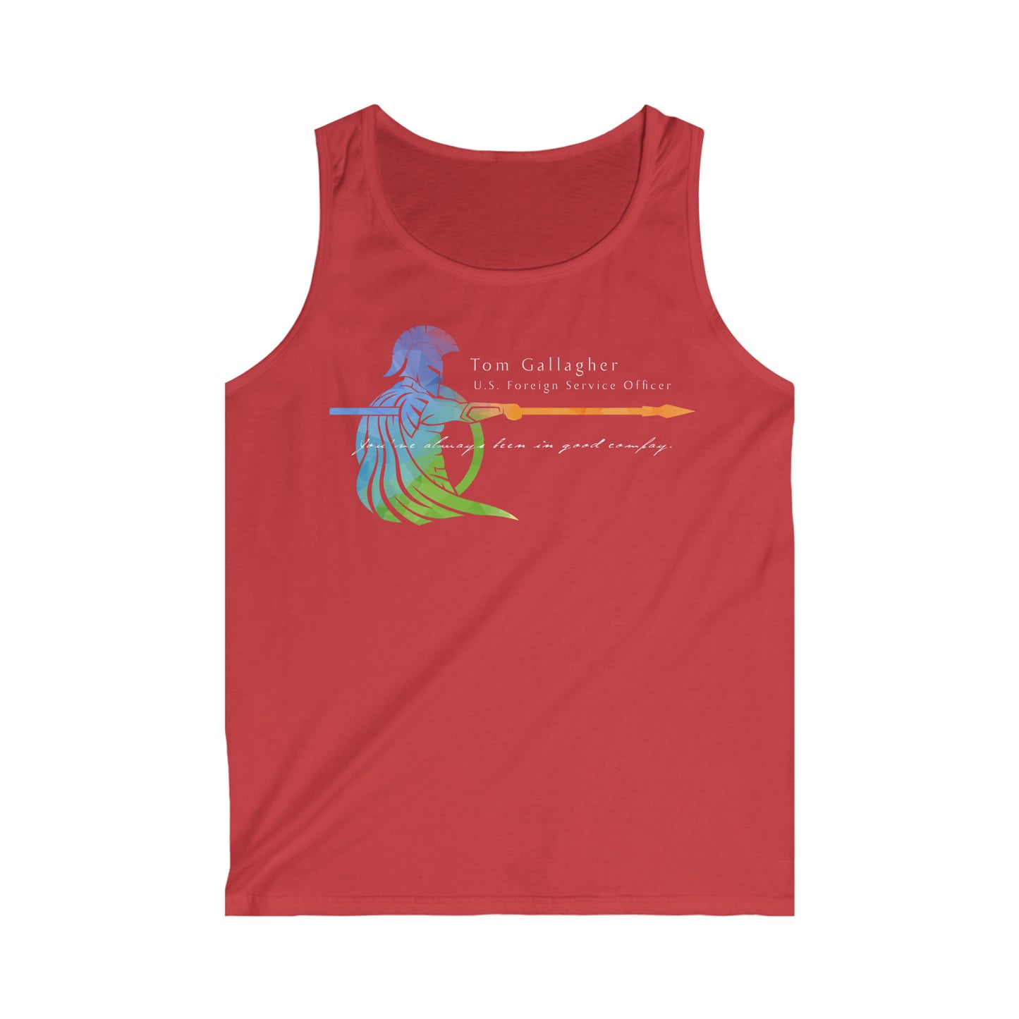 Tom Gallagher | U.S. Foreign Service Officer | Pride Jersey Tank