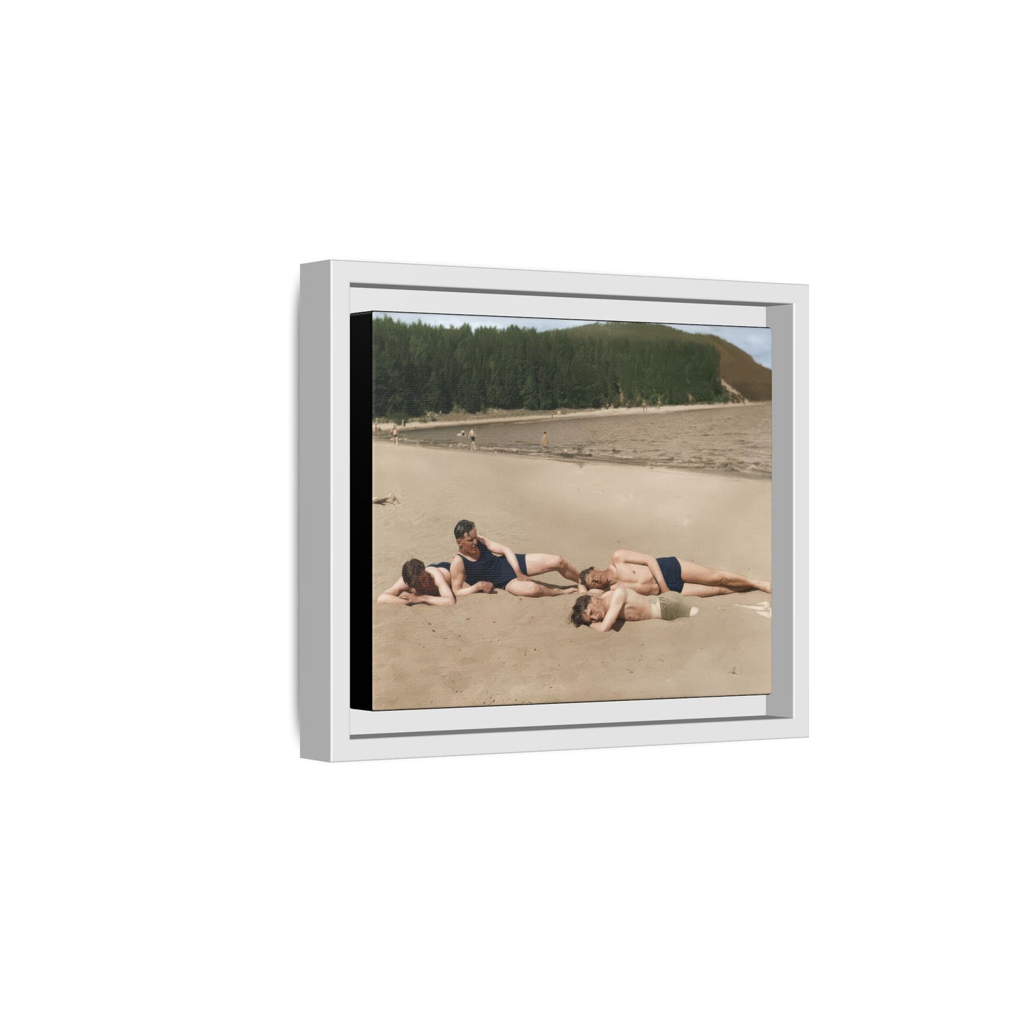 nager 026 | Framed Vintage Photo - Matte Canvas