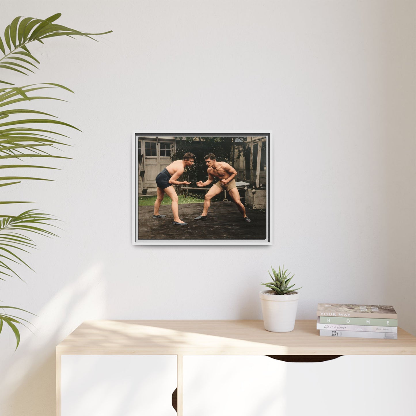 athlétisme 033 | Framed Vintage Photo - Matte Canvas