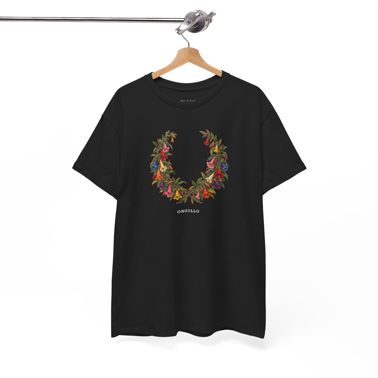 Orgullo Cantuta Pride T-Shirt | Peruvian Botanical LGBTQ+ Tee