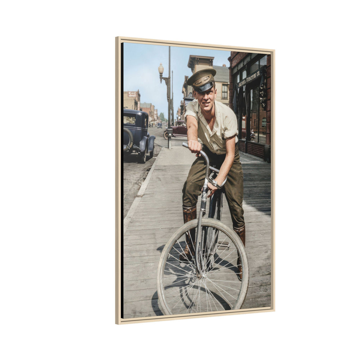celibataire 007 | Framed Vintage Photo - Matte Canvas