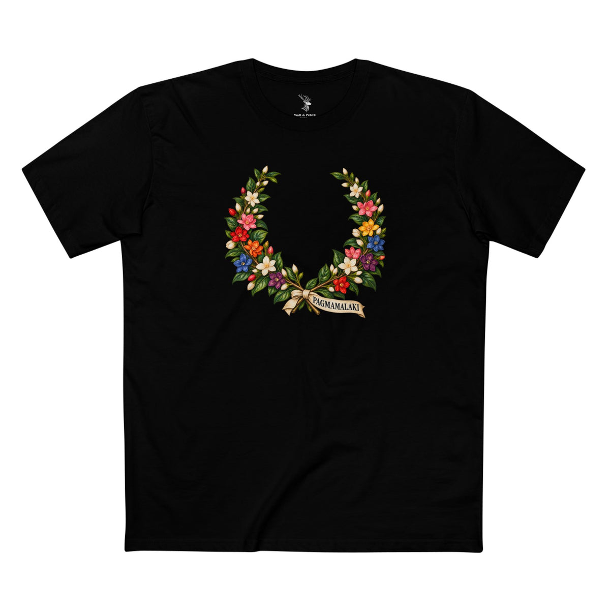 Pagmamalaki Philippine Sampaguita Laurel Wreath Pride T-Shirt