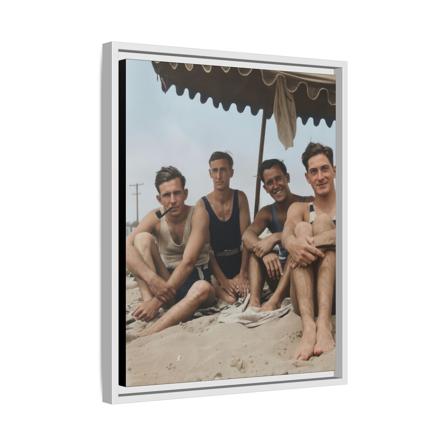 nager 029 | Framed Vintage Photo - Matte Canvas