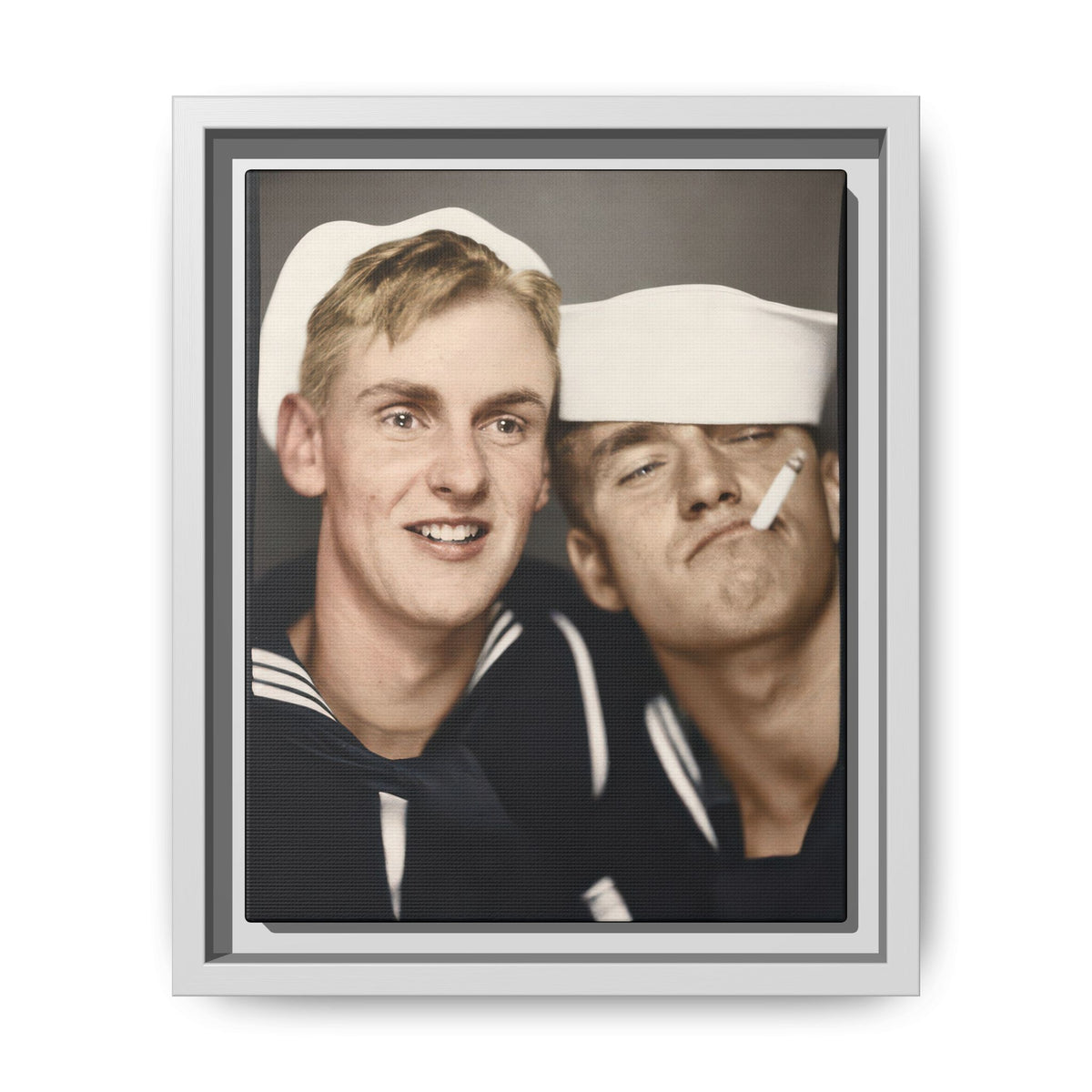 paire 153 | Framed Vintage Photo - Matte Canvas
