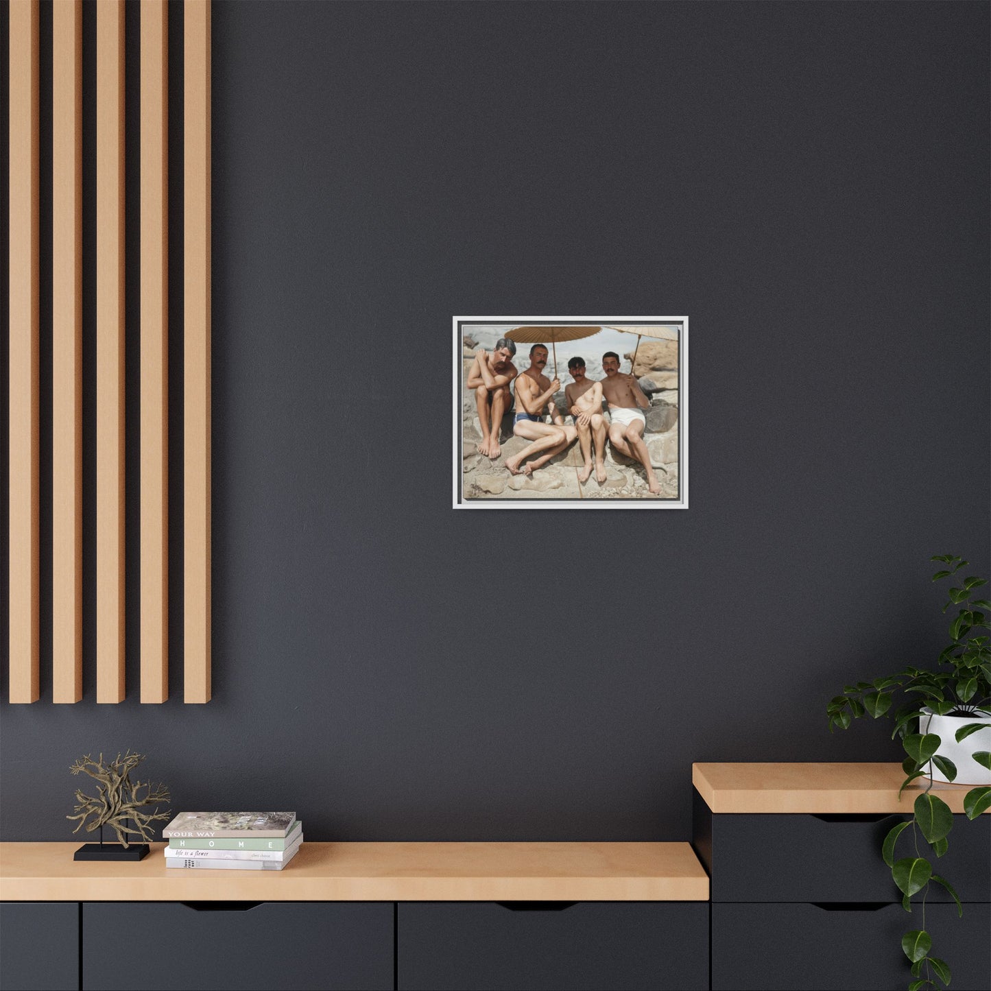 nager 030 | Framed Vintage Photo - Matte Canvas
