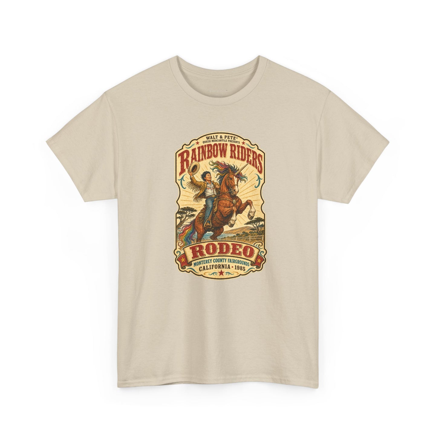 Copy of Rainbow Riders Rodeo Arizona 1972 Pride T-Shirt | Queer Cowgirl Tee
