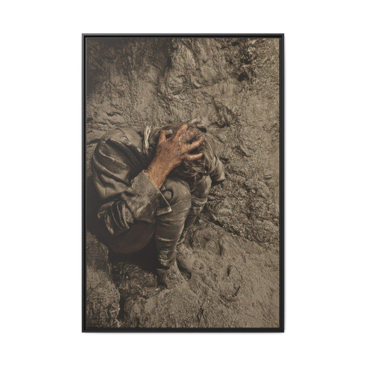 celibataire 040 | Framed Vintage Photo - Matte Canvas
