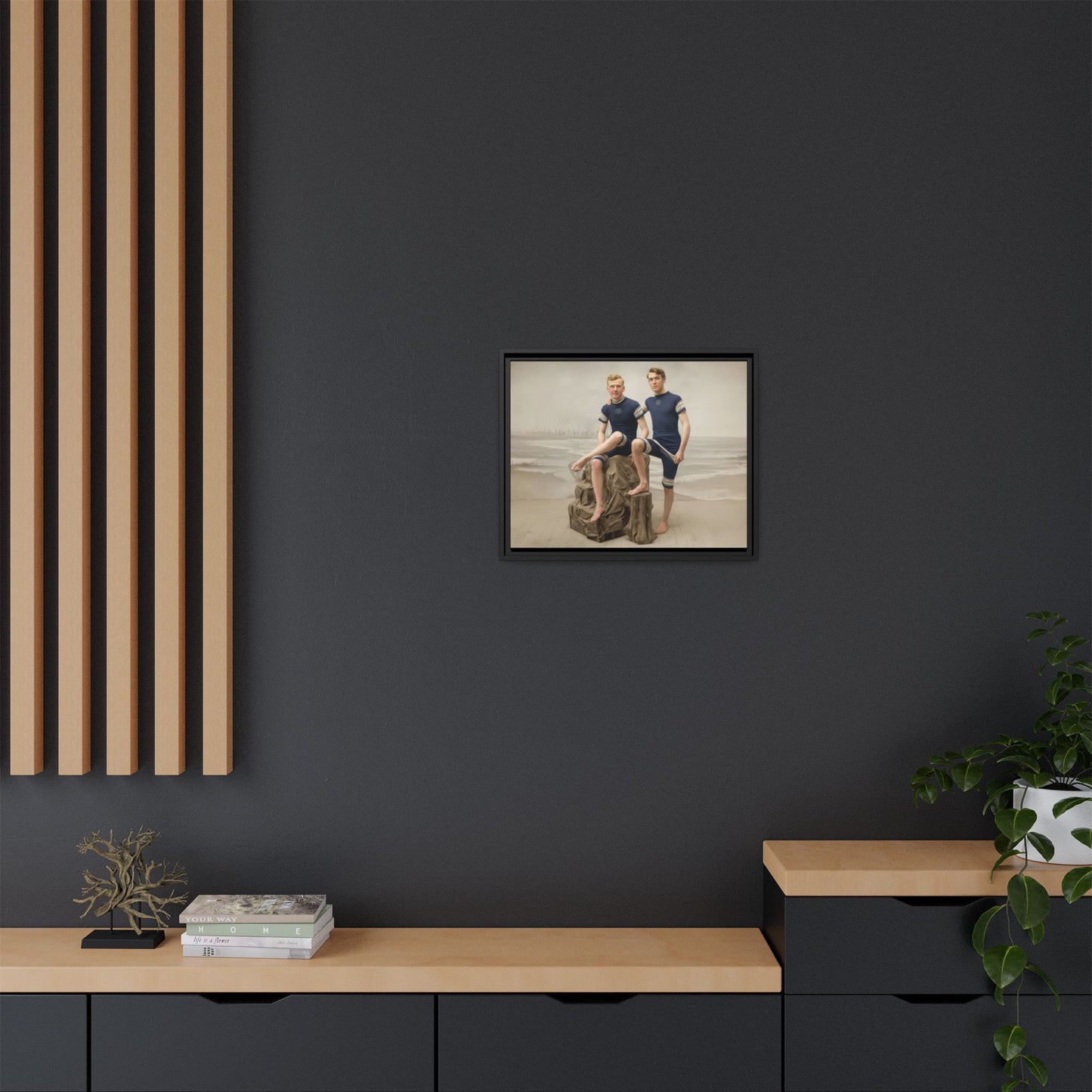 nager 036 | Framed Vintage Photo - Matte Canvas