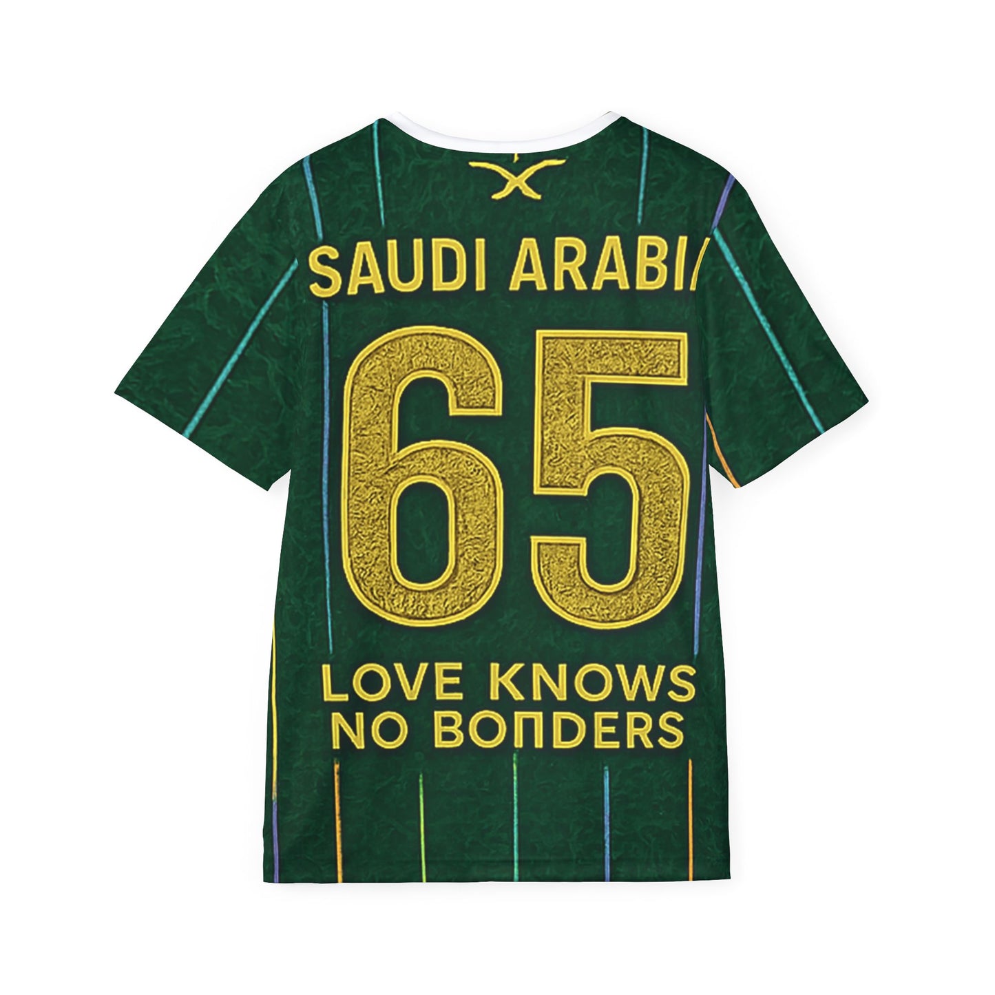 Saudi Pride Sports Jersey - "Love for Everyone" 65 Men's Athletic Tee