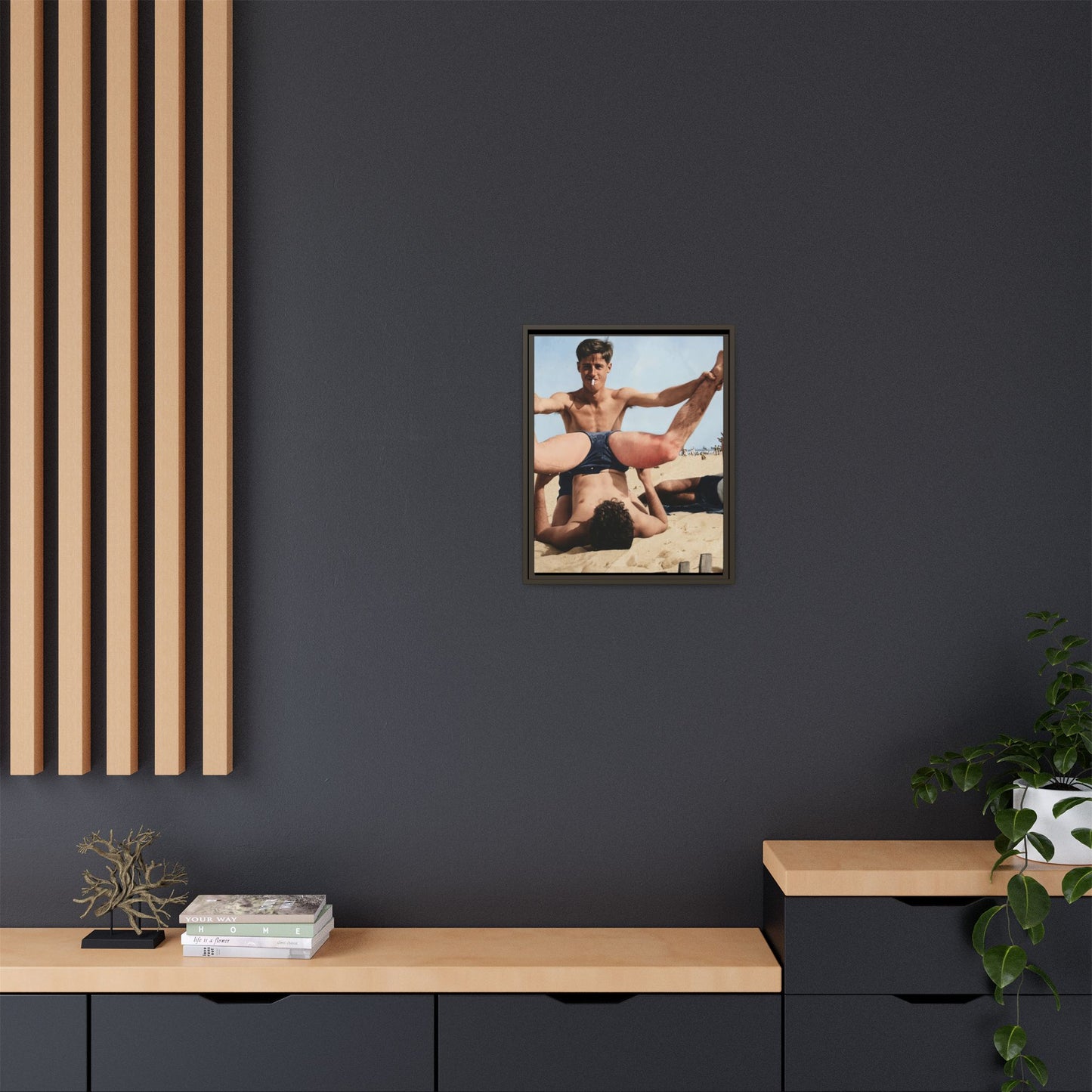 nager 004 | Framed Vintage Photo - Matte Canvas