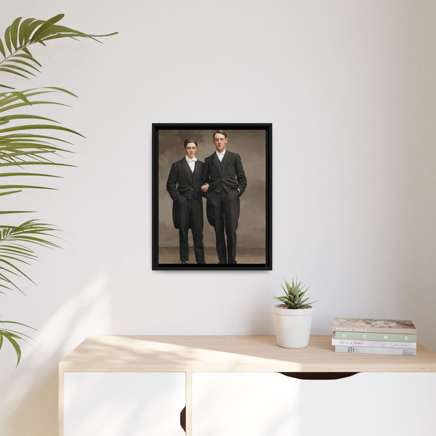 paire 131 | Framed Vintage Photo - Matte Canvas