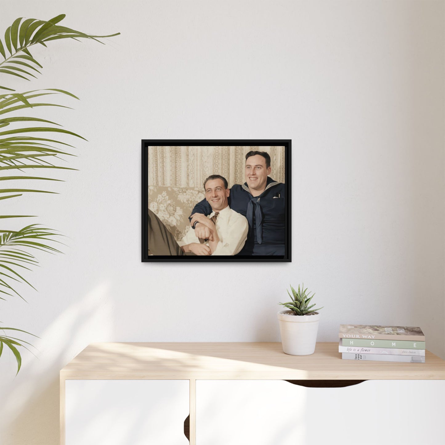 paire 108 | Framed Vintage Photo - Matte Canvas