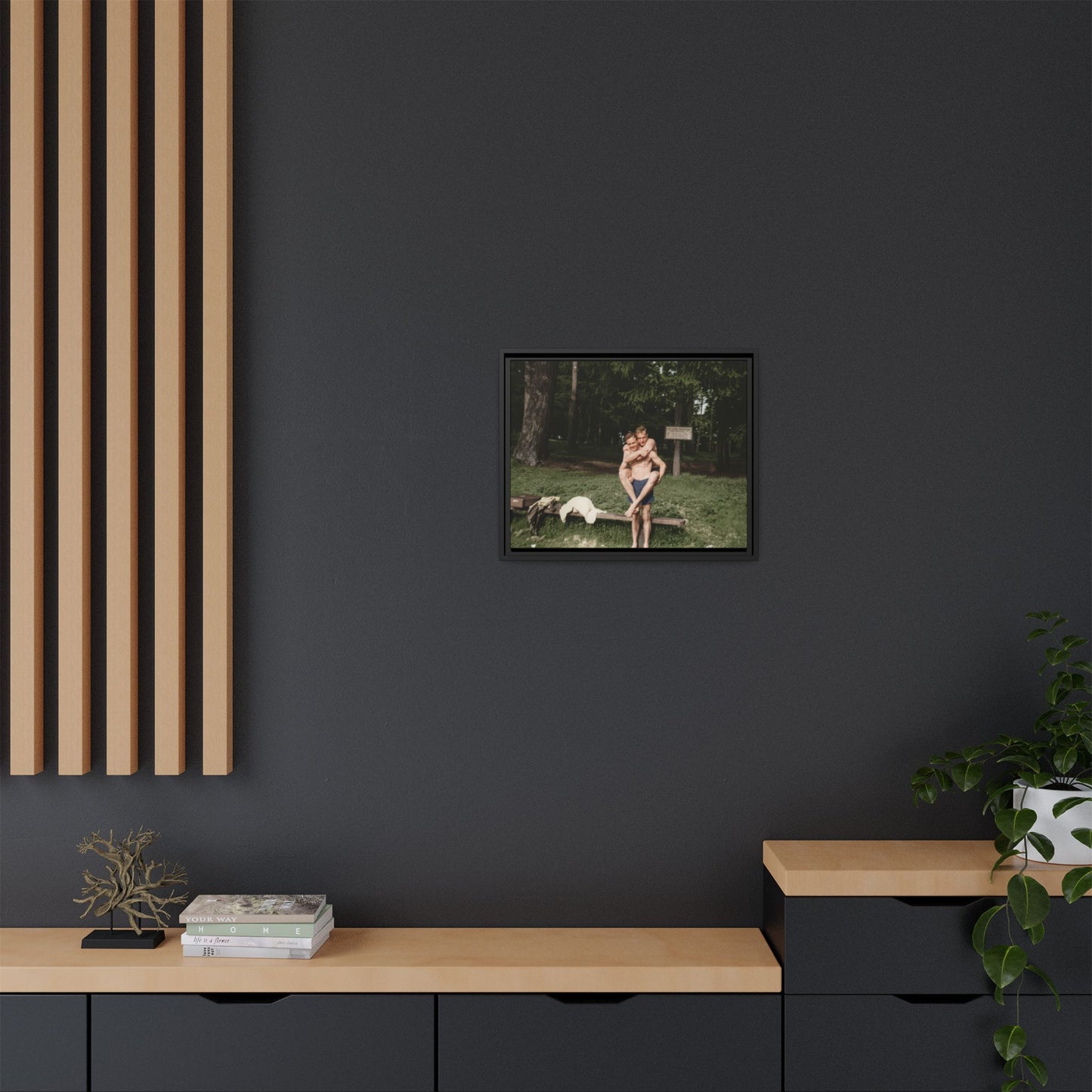 nager 009 | Framed Vintage Photo - Matte Canvas