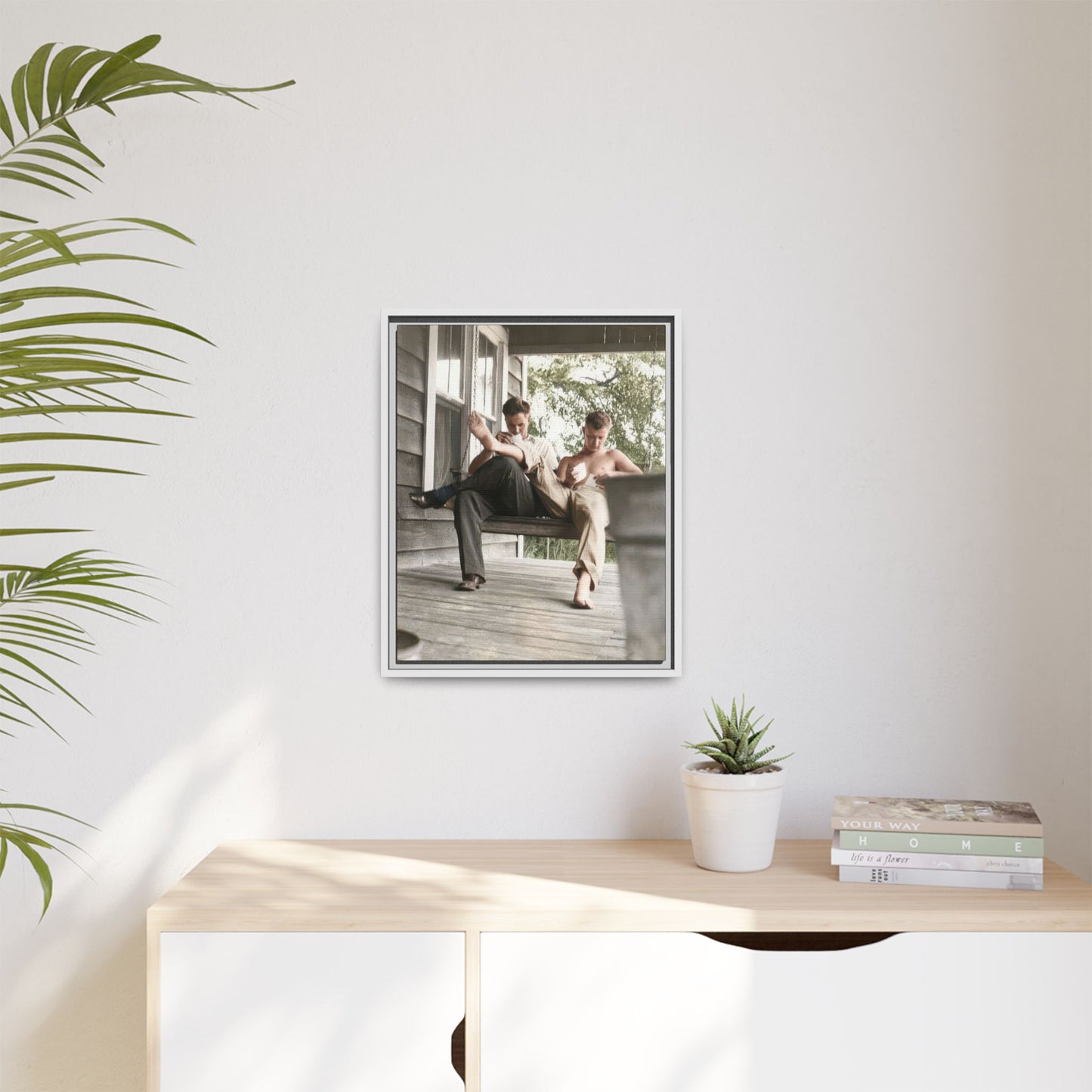 paire 051 | Framed Vintage Photo - Matte Canvas