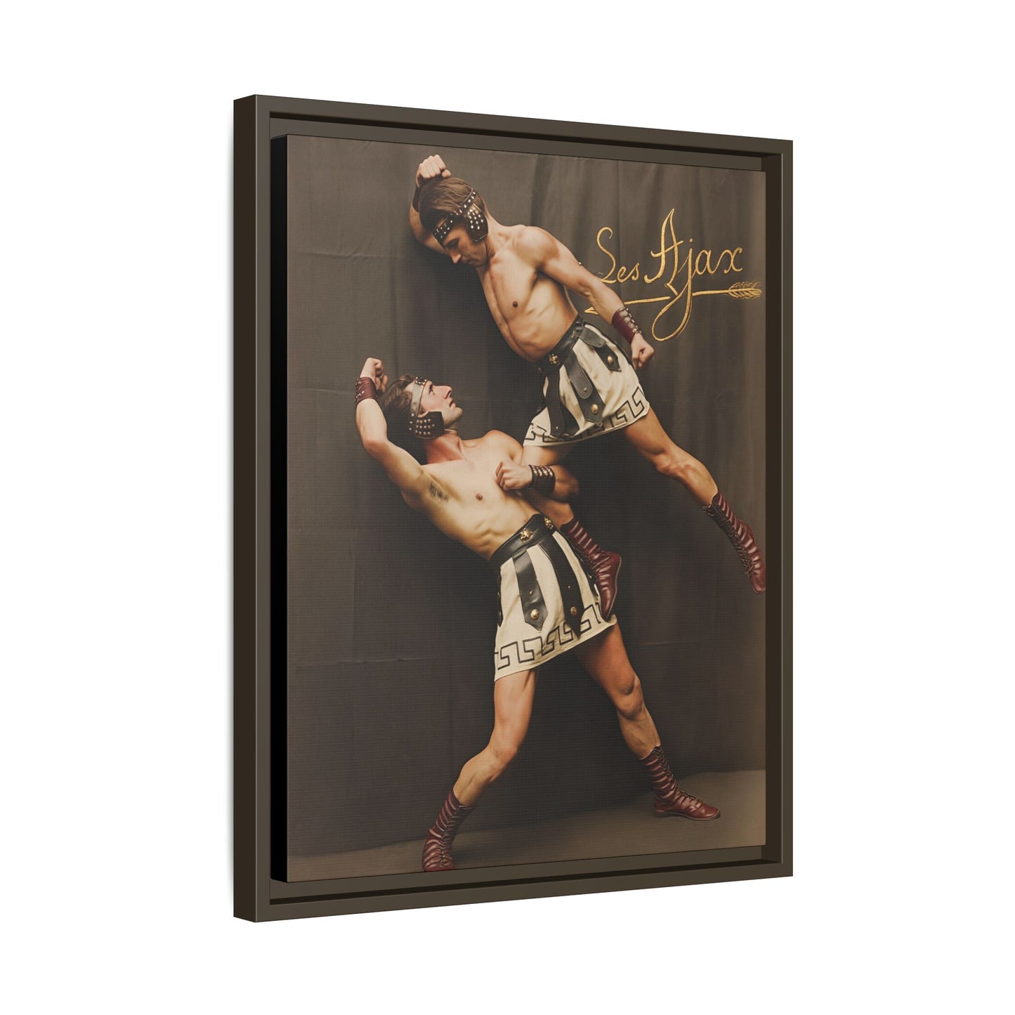 athlétisme 015 | Framed Vintage Photo - Matte Canvas