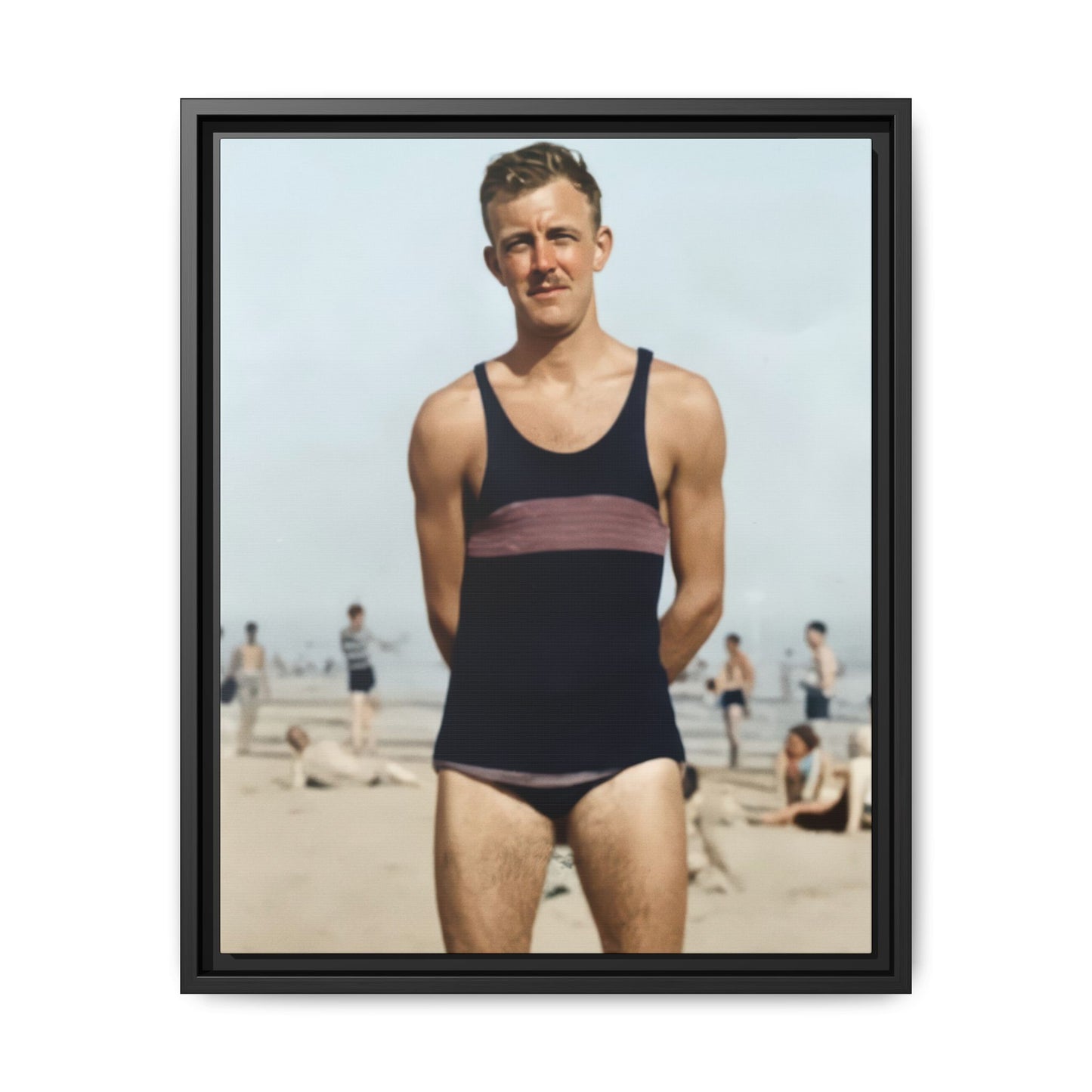 nager 023 | Framed Vintage Photo - Matte Canvas