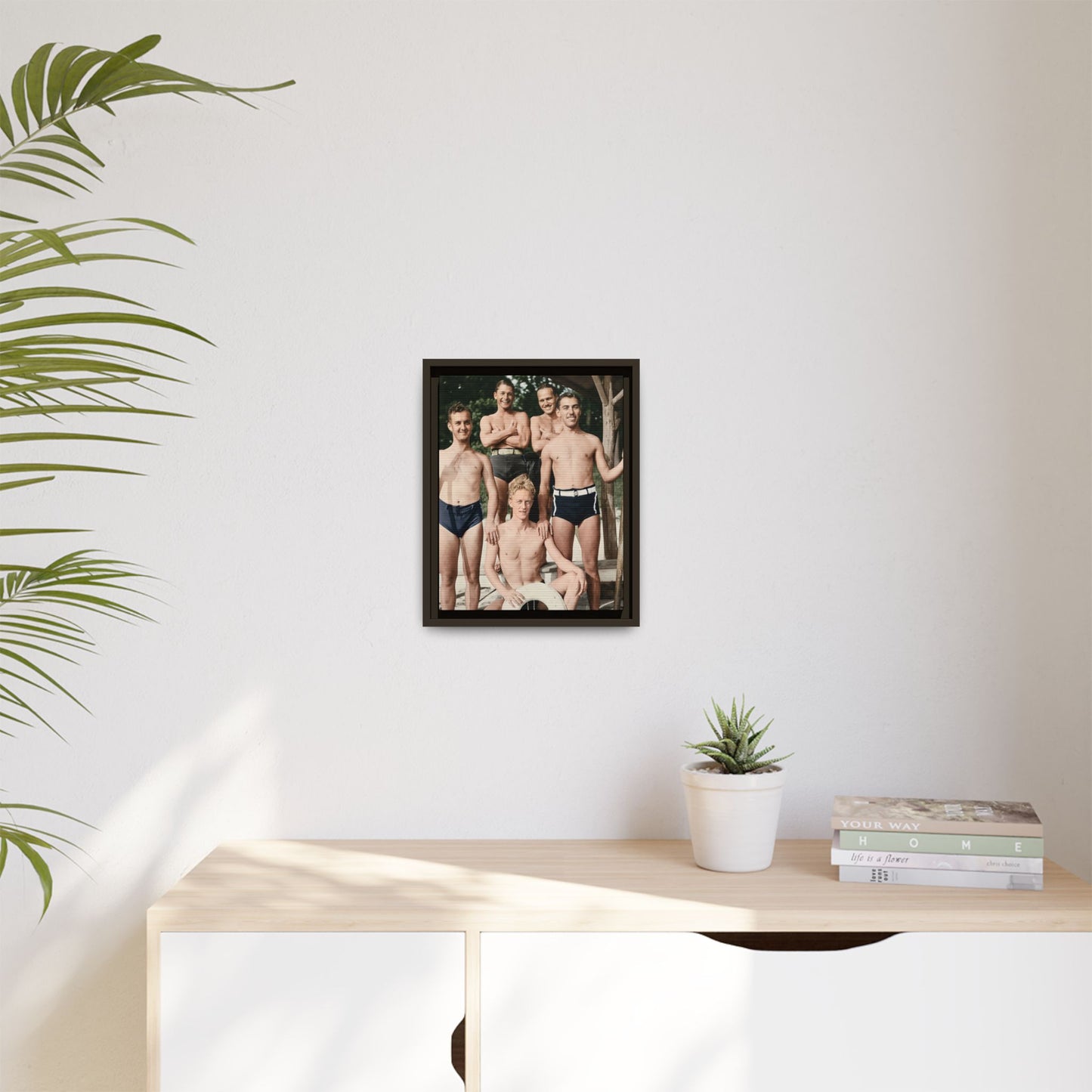 nager 041 | Framed Vintage Photo - Matte Canvas