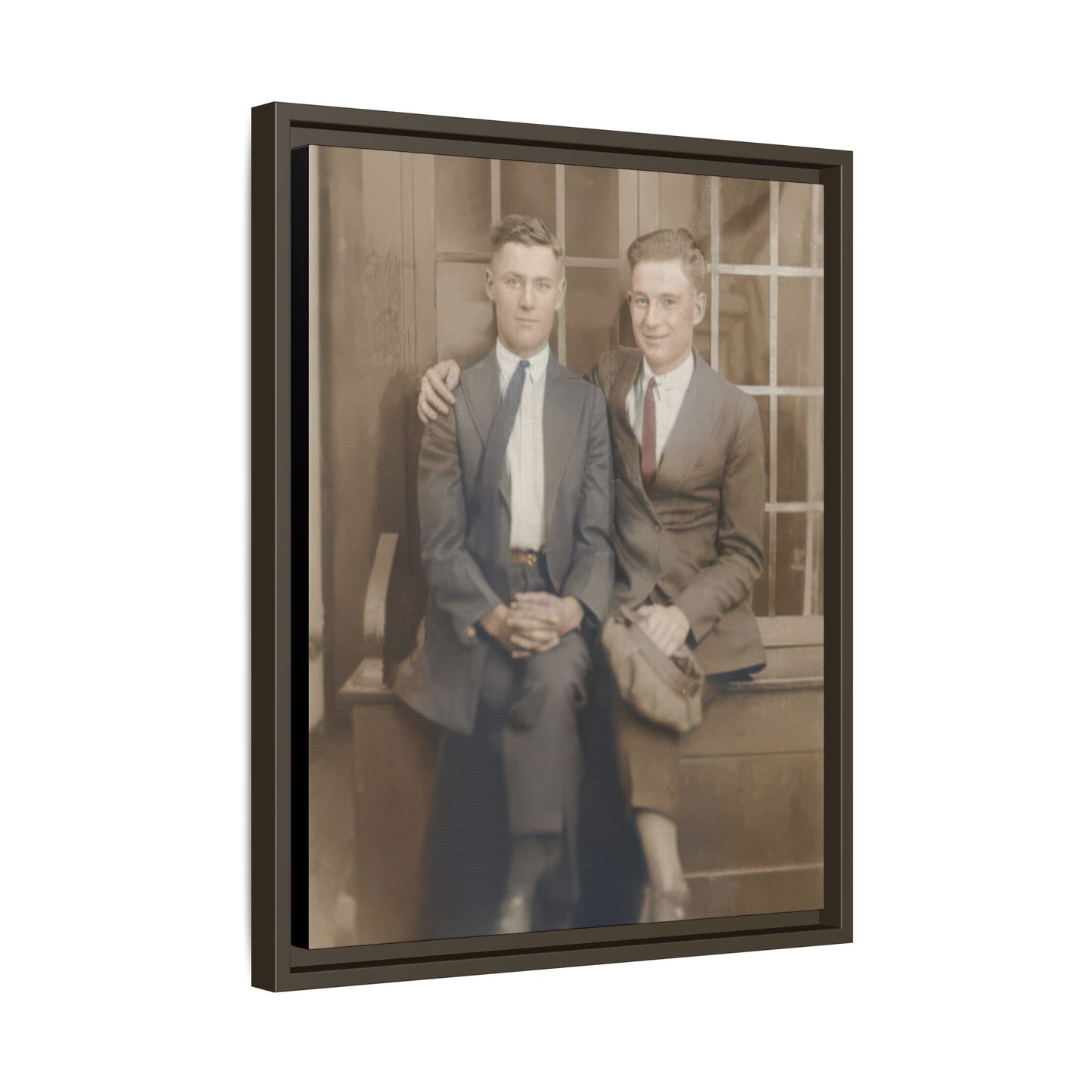 paire 105 | Framed Vintage Photo - Matte Canvas