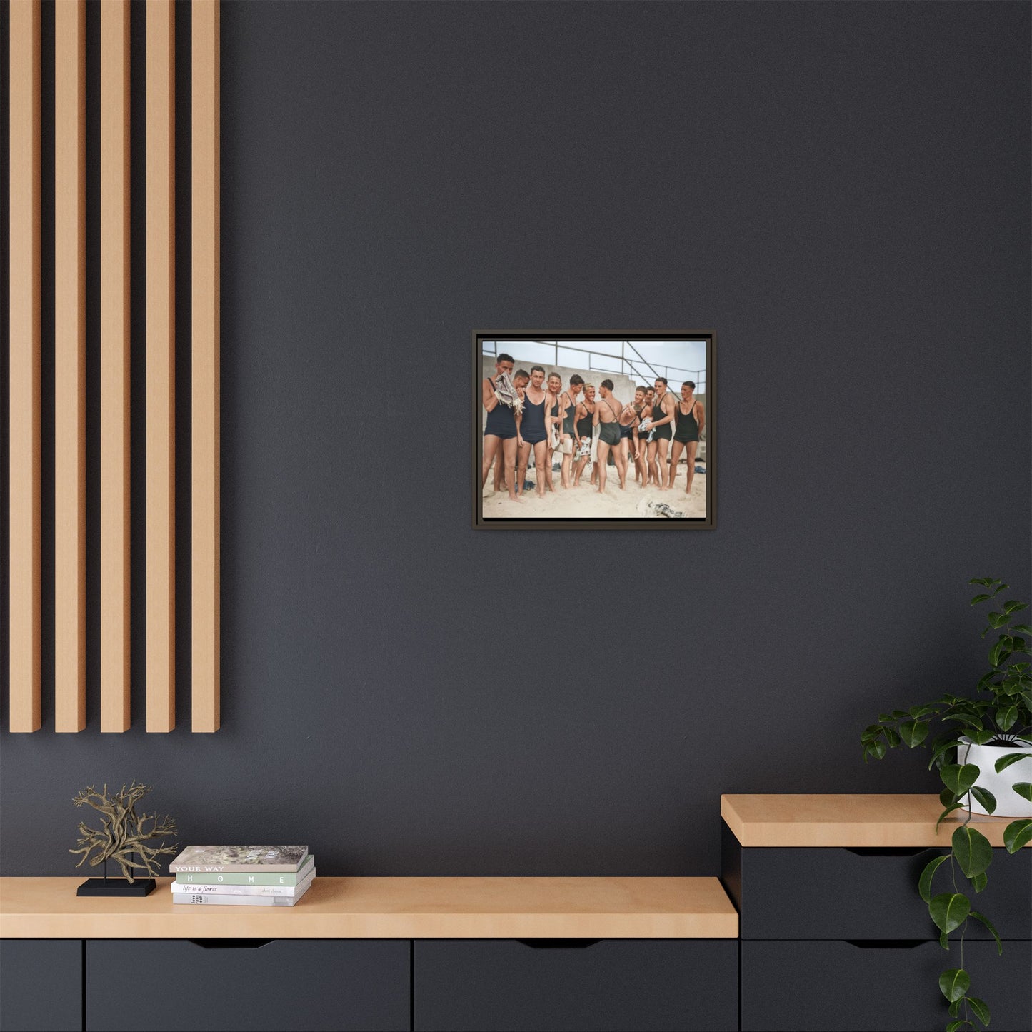 nager 007 | Framed Vintage Photo - Matte Canvas