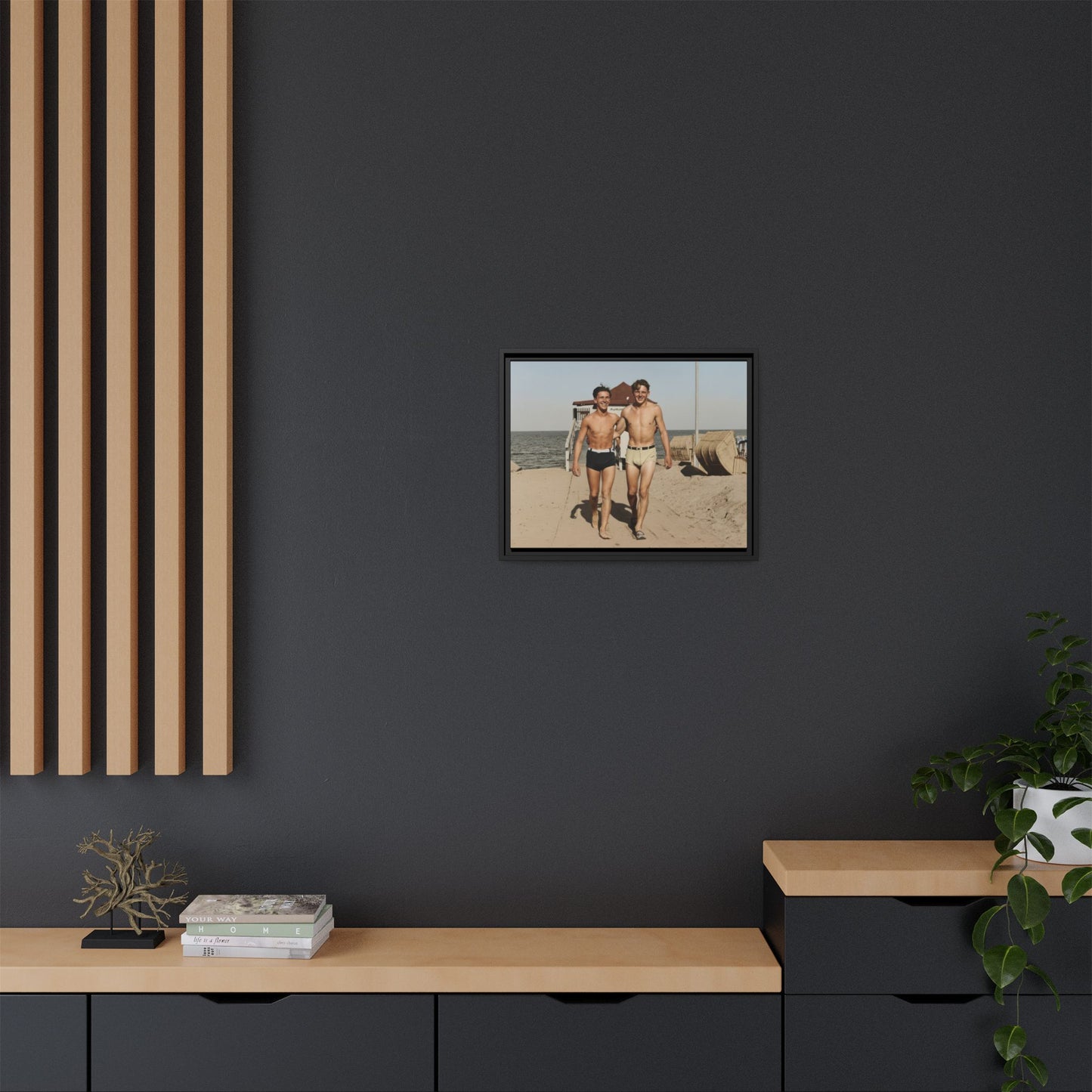 nager 003 | Framed Vintage Photo - Matte Canvas