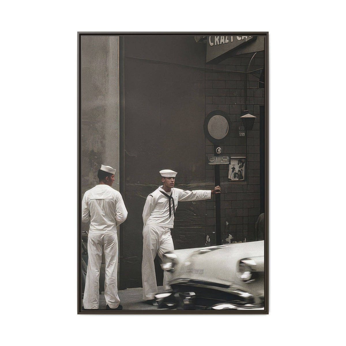paire 151 | Framed Vintage Photo - Matte Canvas