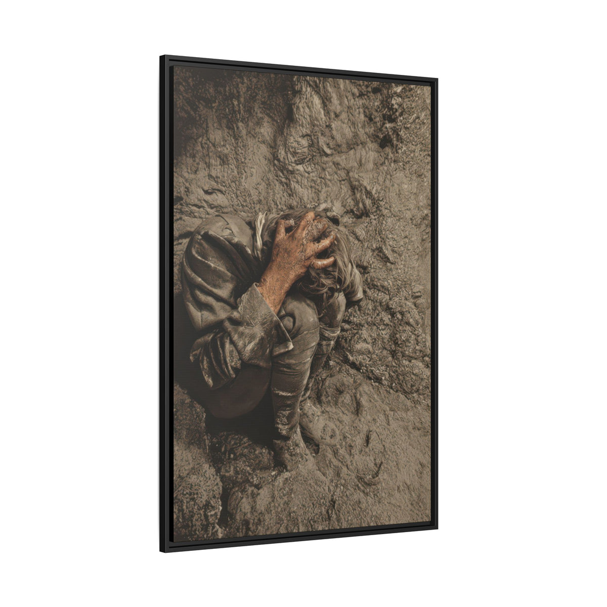 celibataire 040 | Framed Vintage Photo - Matte Canvas