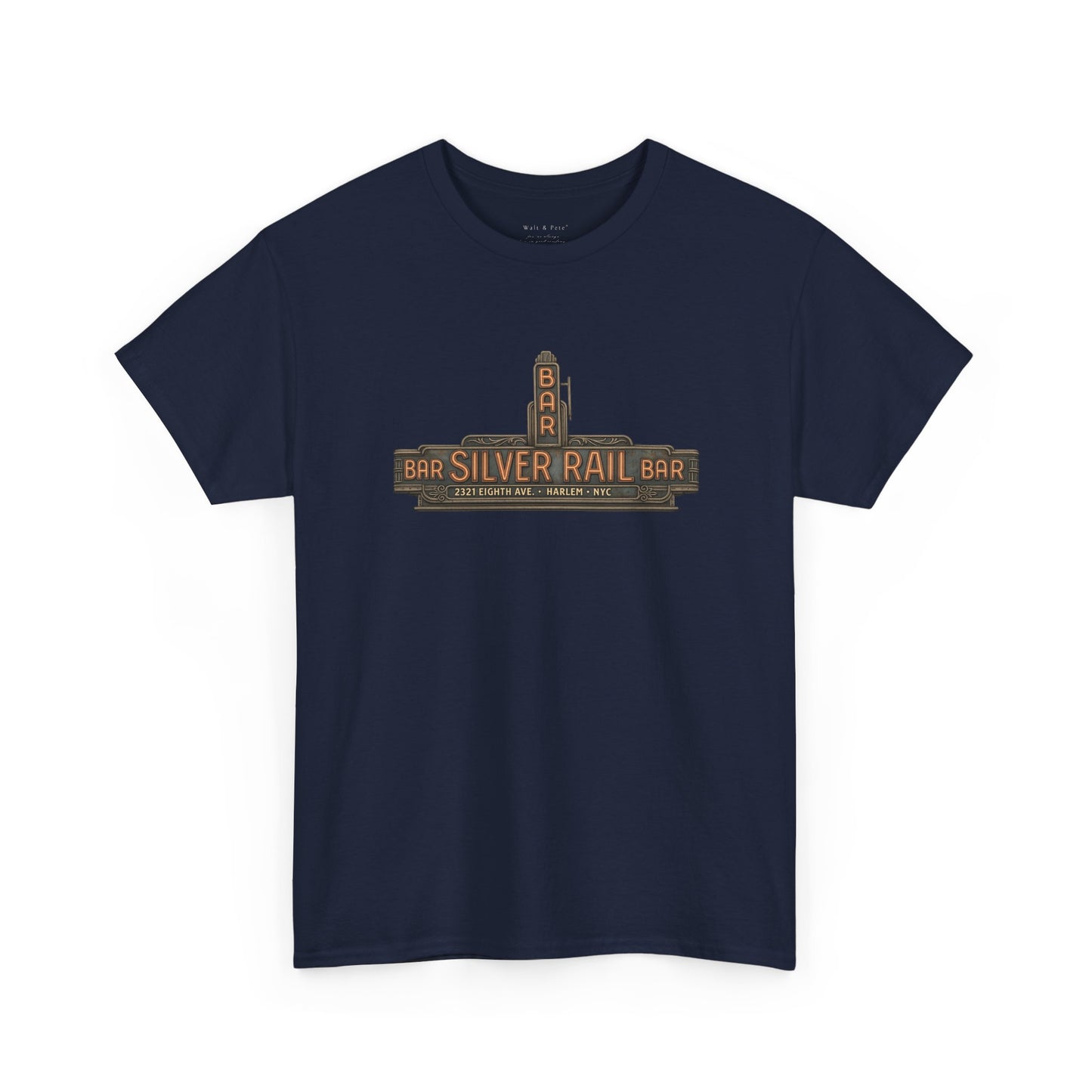 Vintage Harlem gay bar inspired neon sign apparel design 
