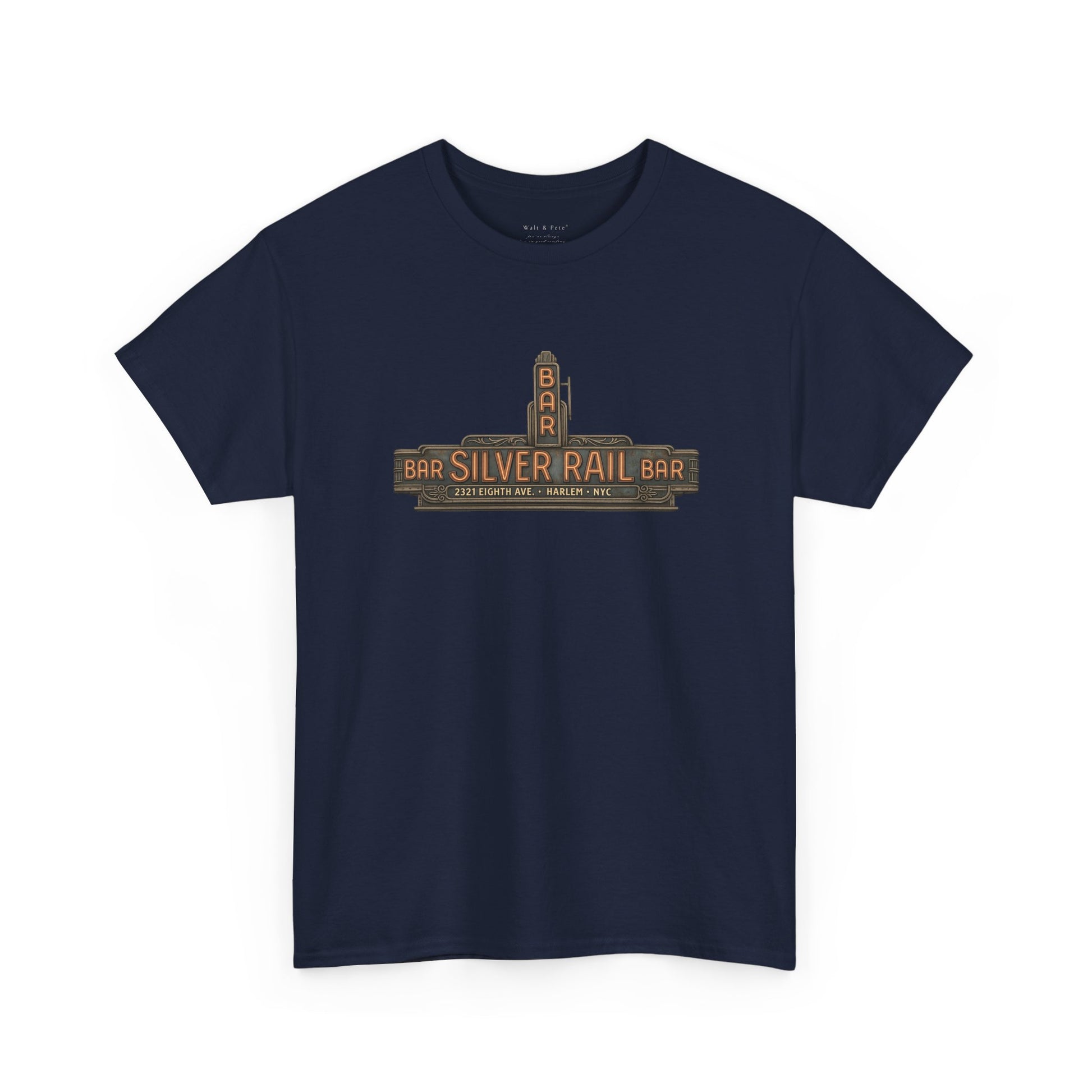 Vintage Harlem gay bar inspired neon sign apparel design 