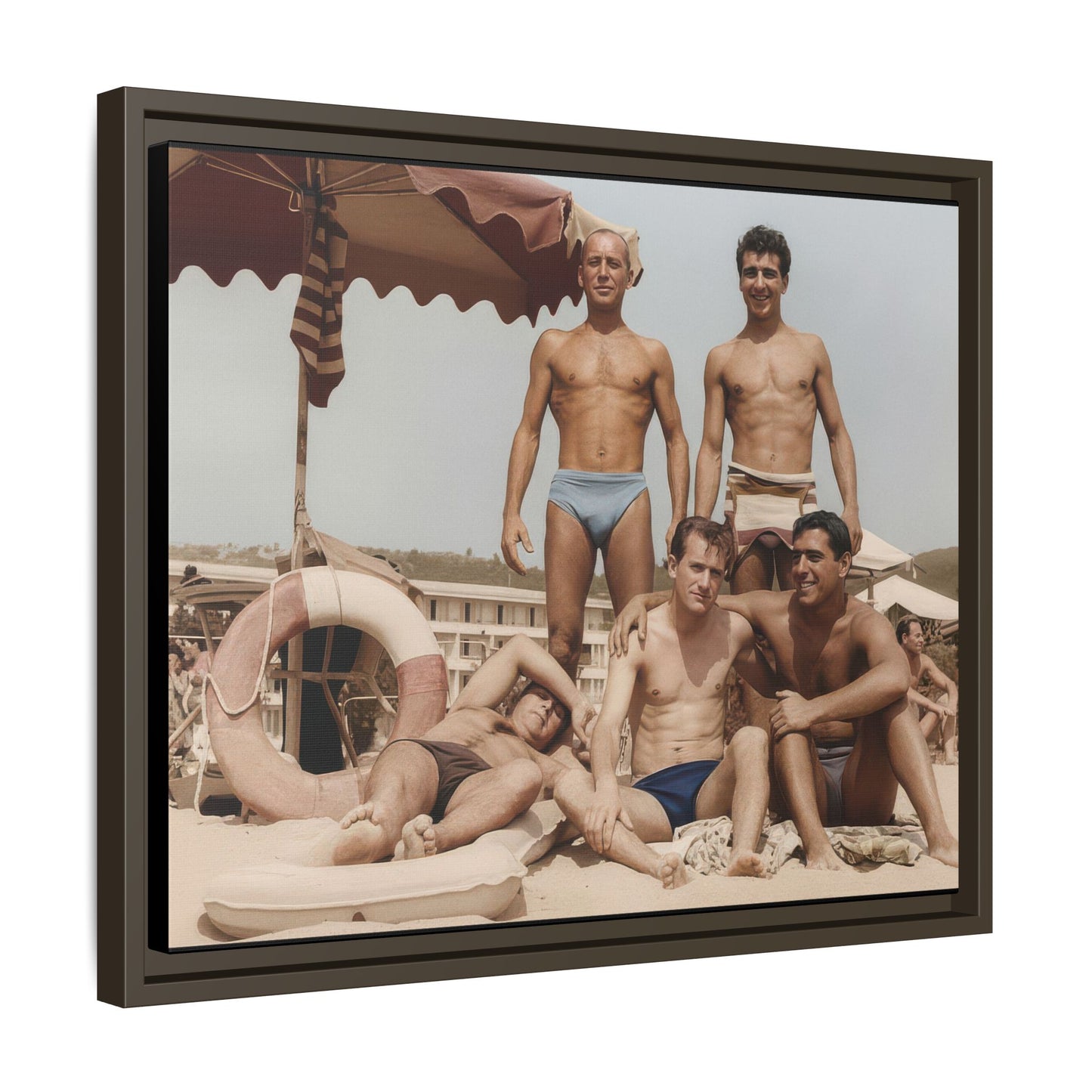 nager 033 | Framed Vintage Photo - Matte Canvas