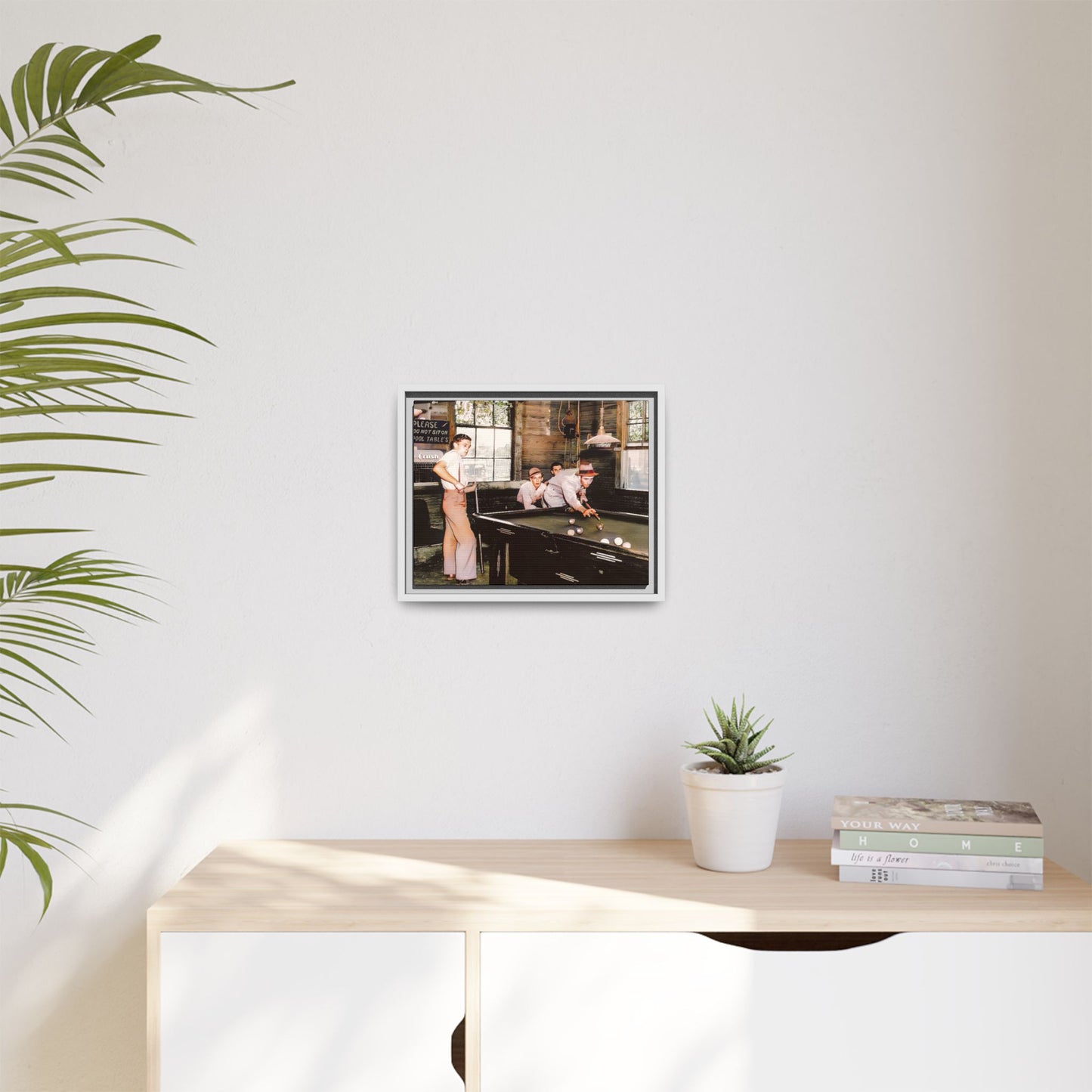 hommes 024 | Framed Vintage Photo - Matte Canvas