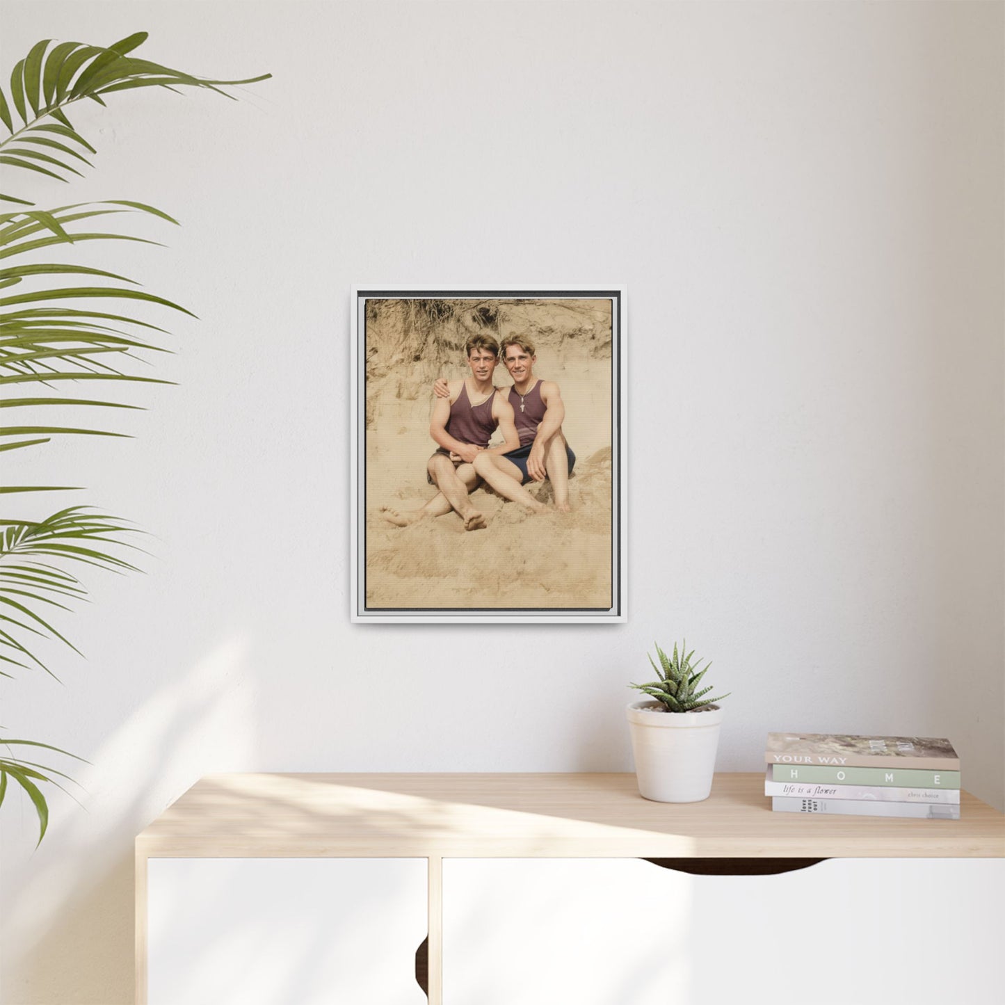 nager 002 | Framed Vintage Photo - Matte Canvas