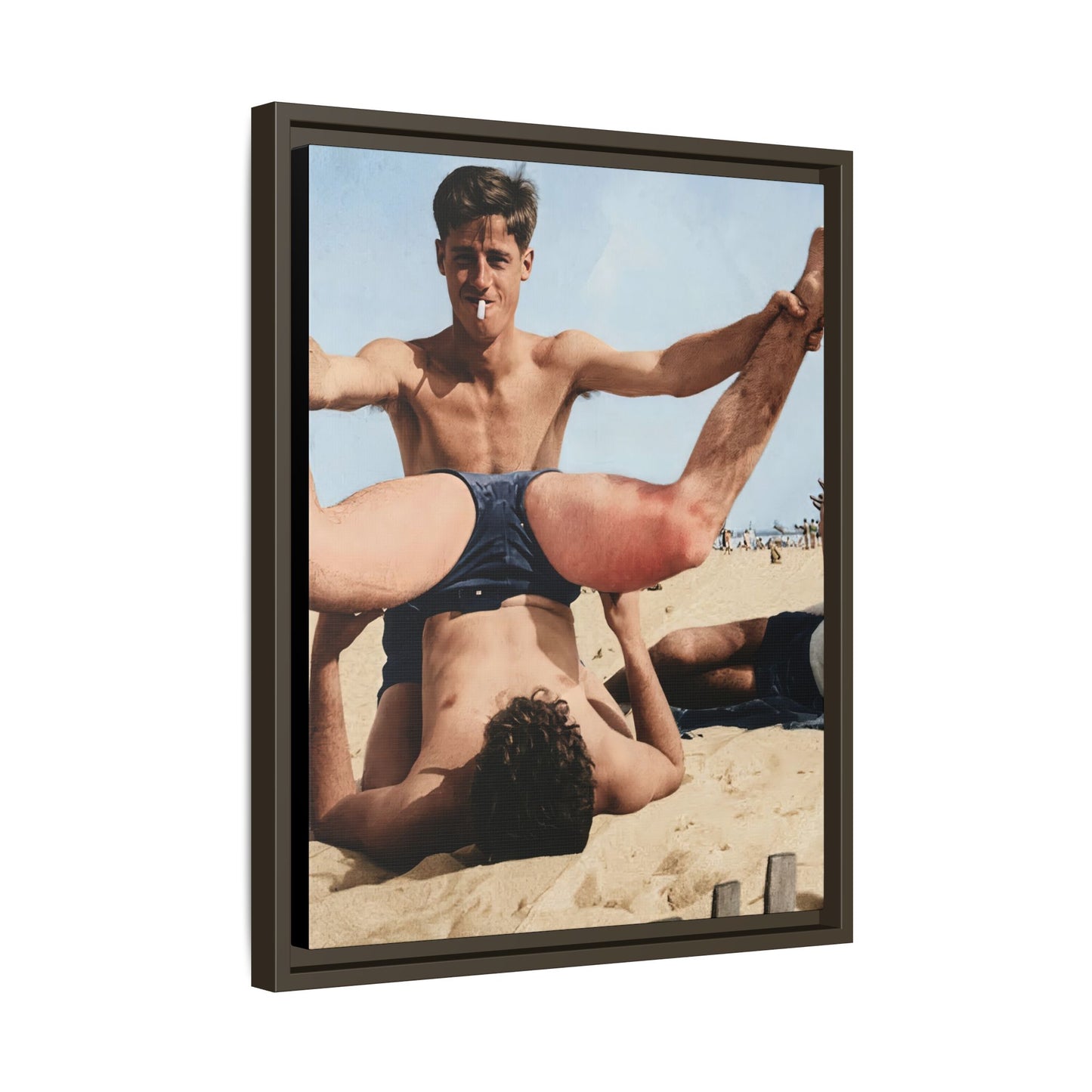 nager 004 | Framed Vintage Photo - Matte Canvas