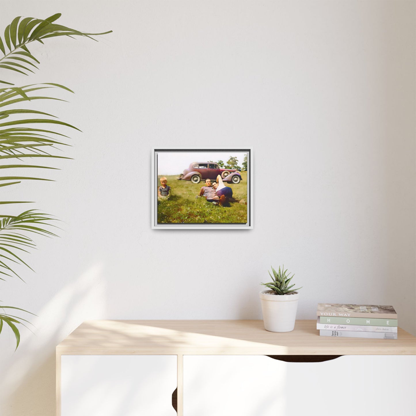 paire 003 | Framed Vintage Photo - Matte Canvas