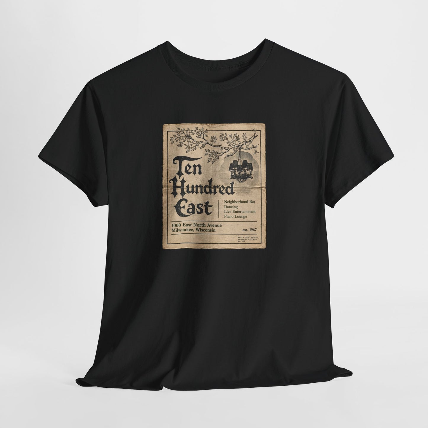 Ten Hundred East | Milwaukee Historic LGBTQ Bar T-Shirt – Recovered GPU News Advertisement