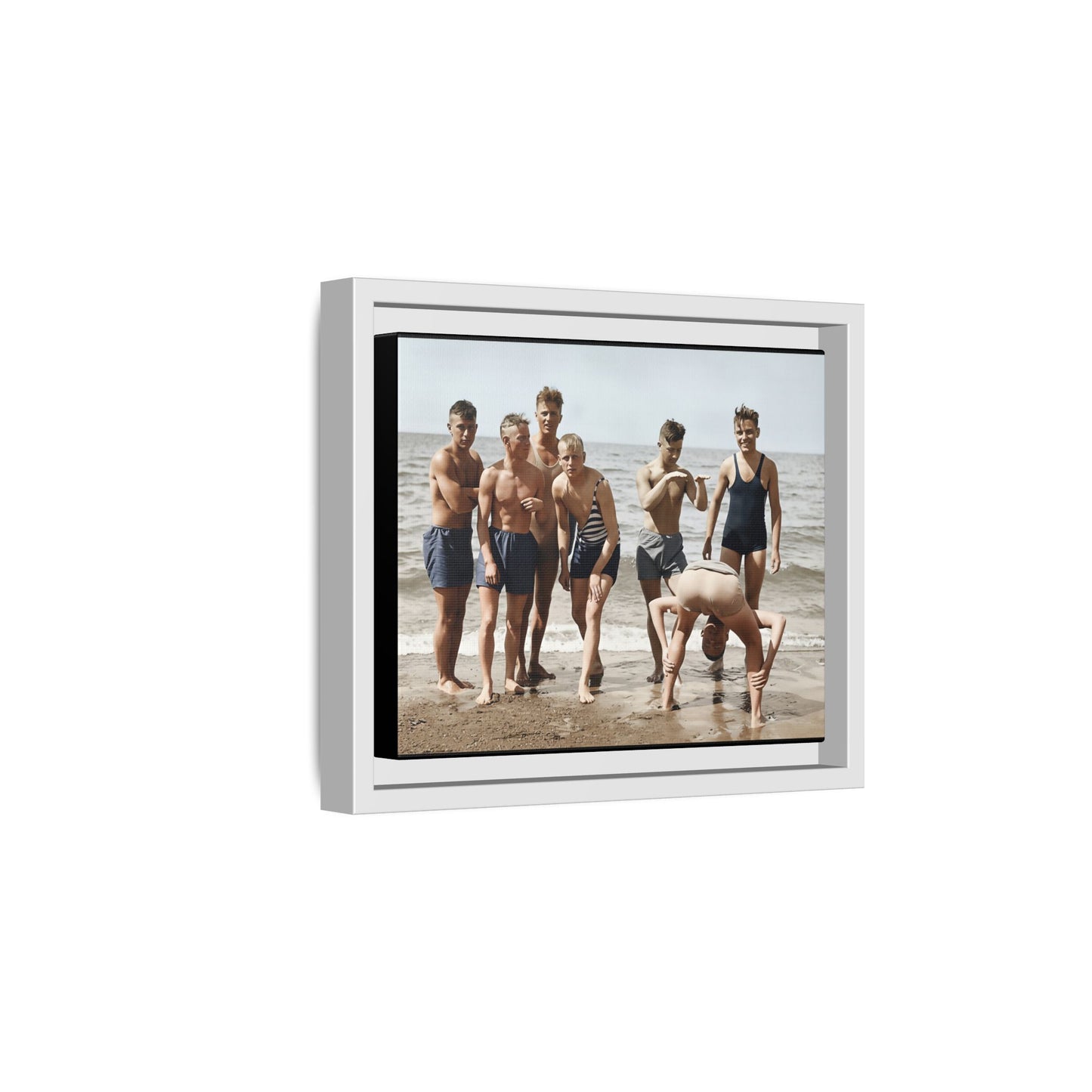 nager 045 | Framed Vintage Photo - Matte Canvas