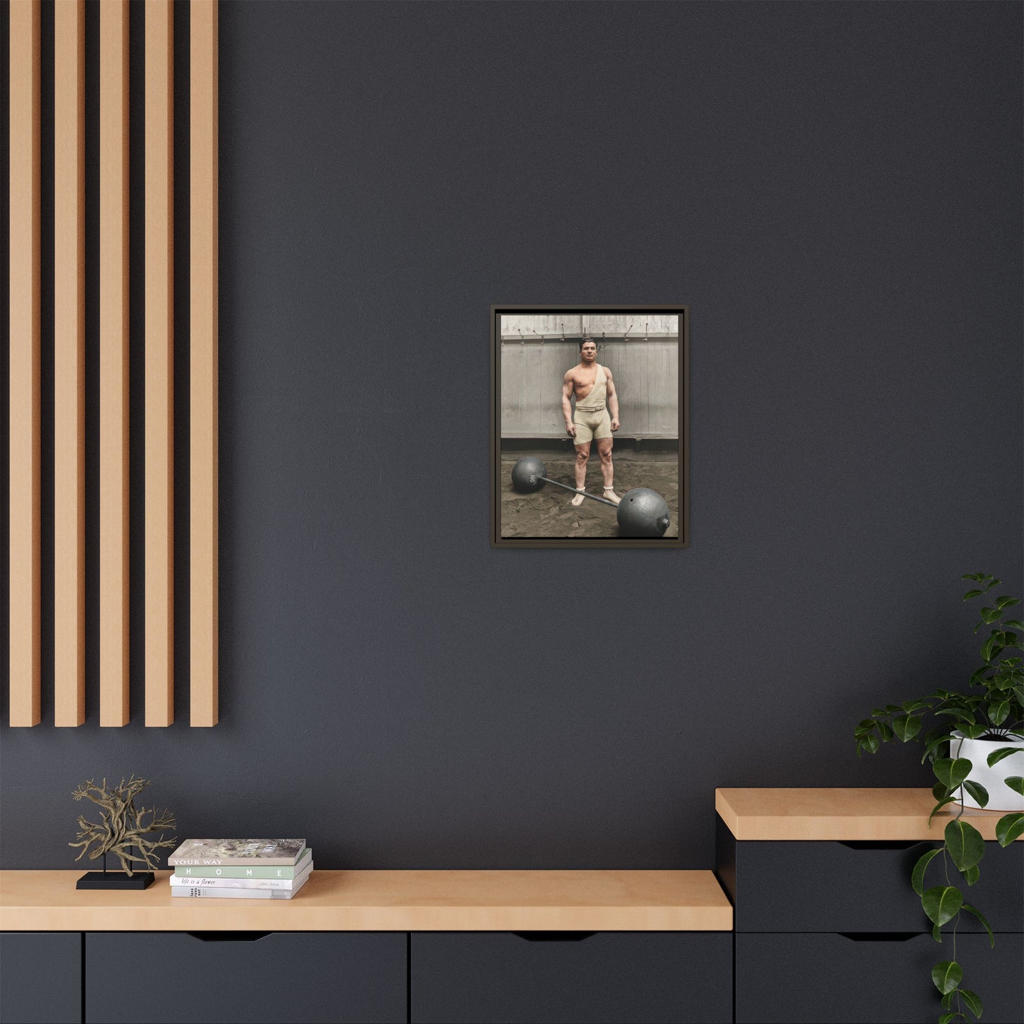 athlétisme 050 | Framed Vintage Photo - Matte Canvas