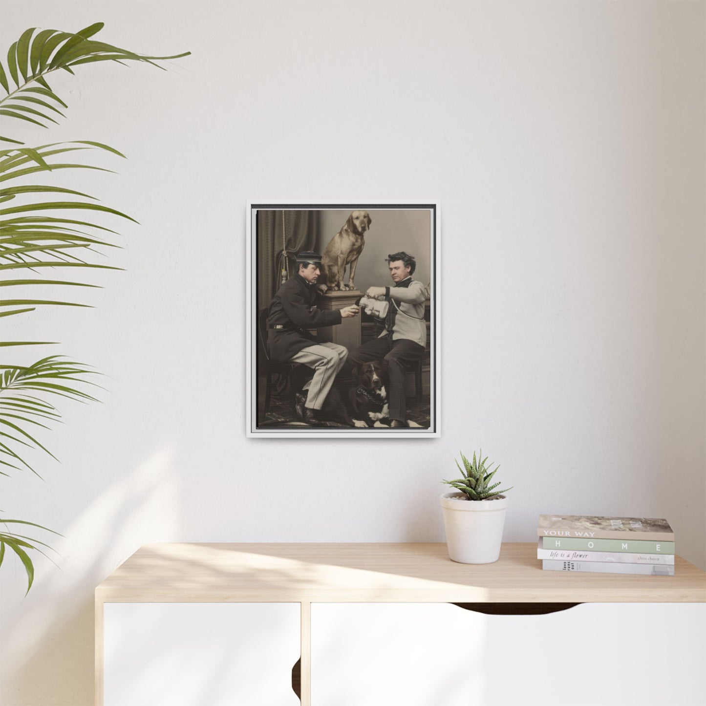 paire 119 | Framed Vintage Photo - Matte Canvas