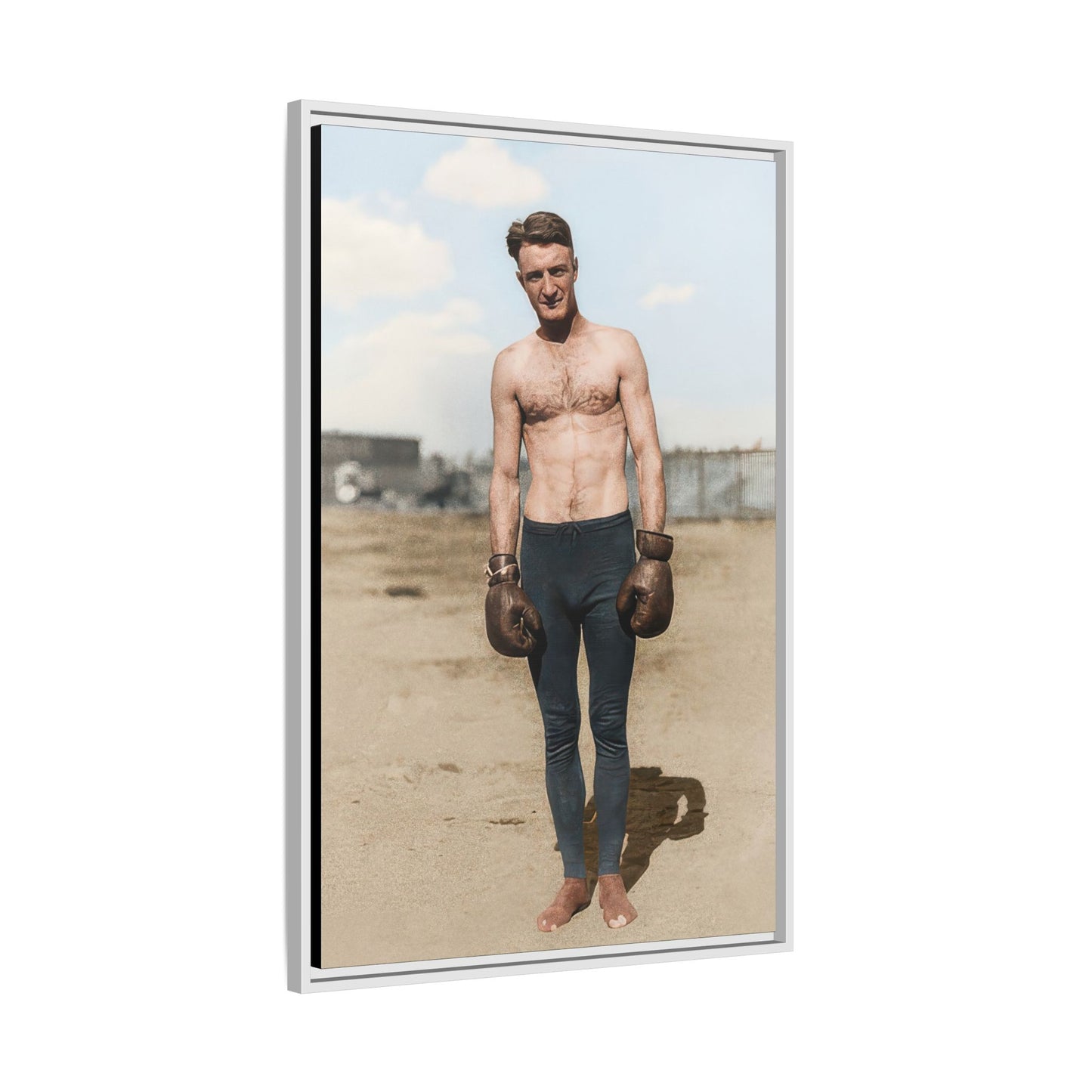 Copy of athlétisme 039 | Framed Vintage Photo - Matte Canvas