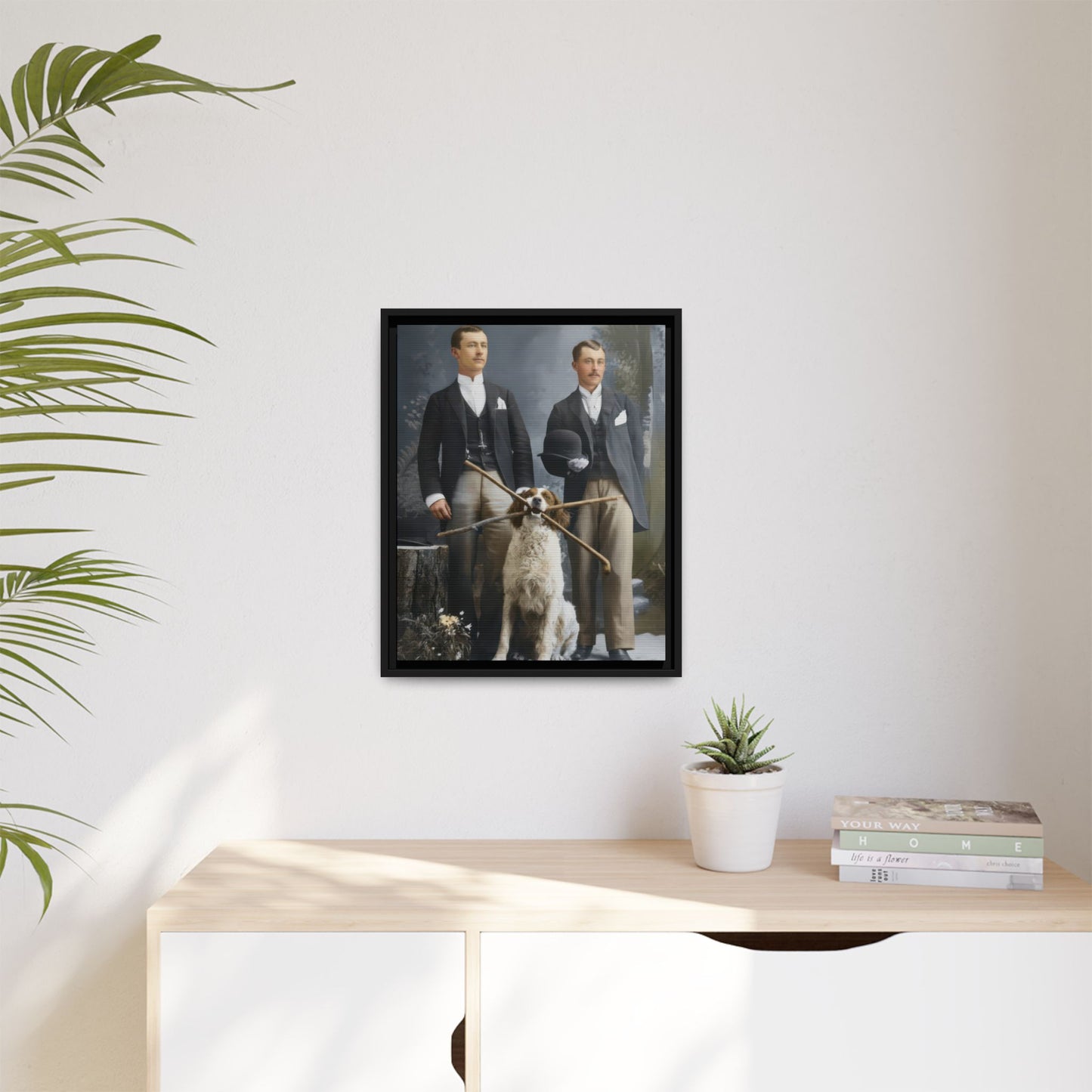 paire 130 | Framed Vintage Photo - Matte Canvas