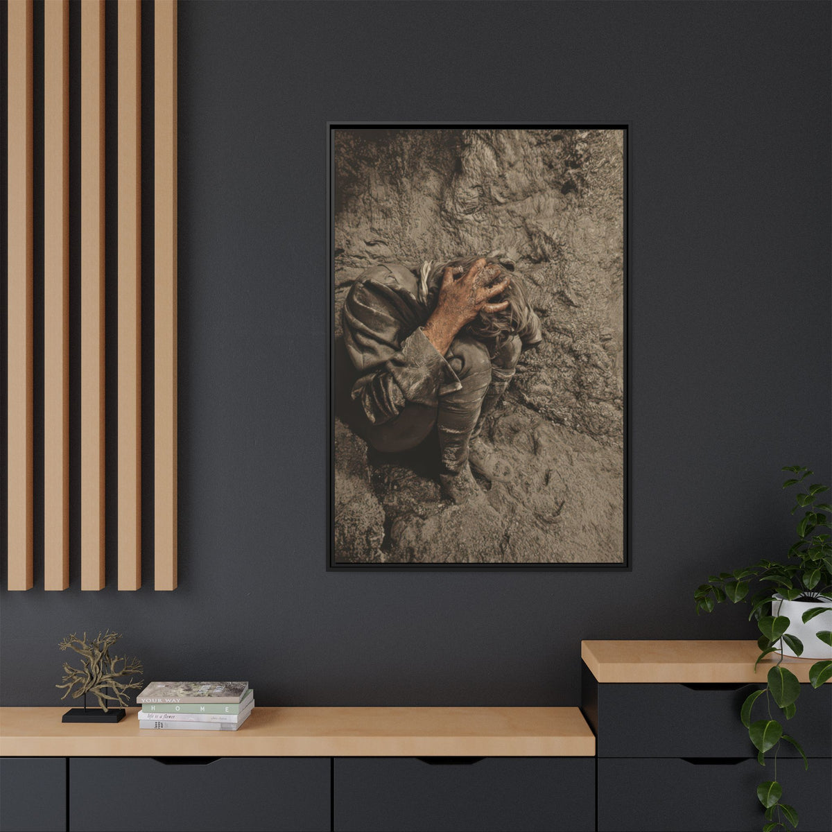 celibataire 040 | Framed Vintage Photo - Matte Canvas