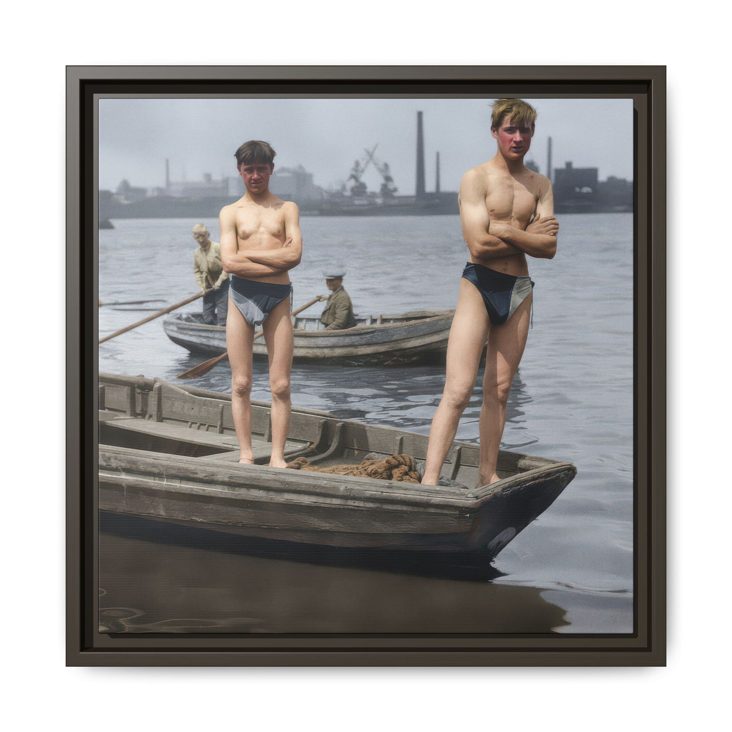 nager 050 | Framed Vintage Photo - Matte Canvas