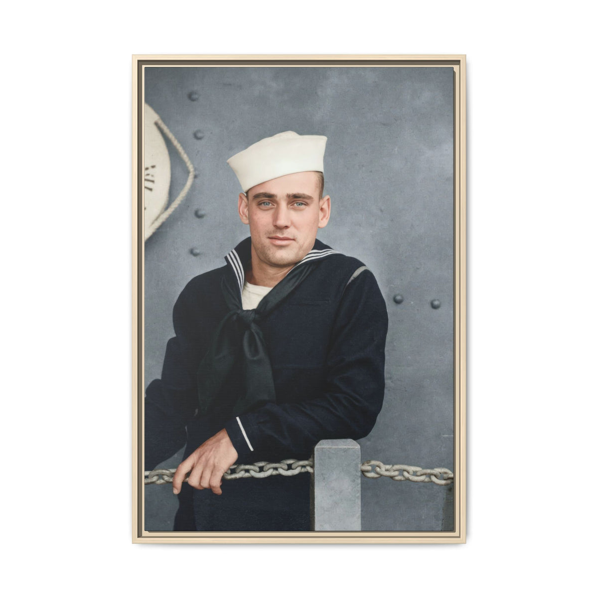 celibataire 023 | Framed Vintage Photo - Matte Canvas