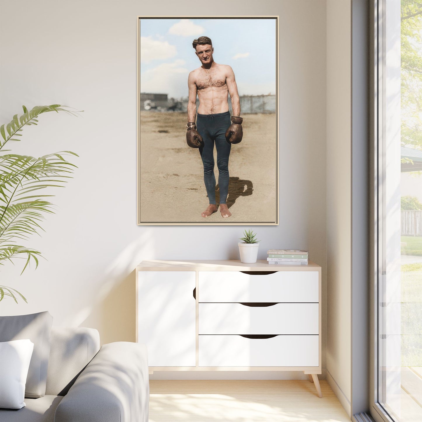 Copy of athlétisme 039 | Framed Vintage Photo - Matte Canvas